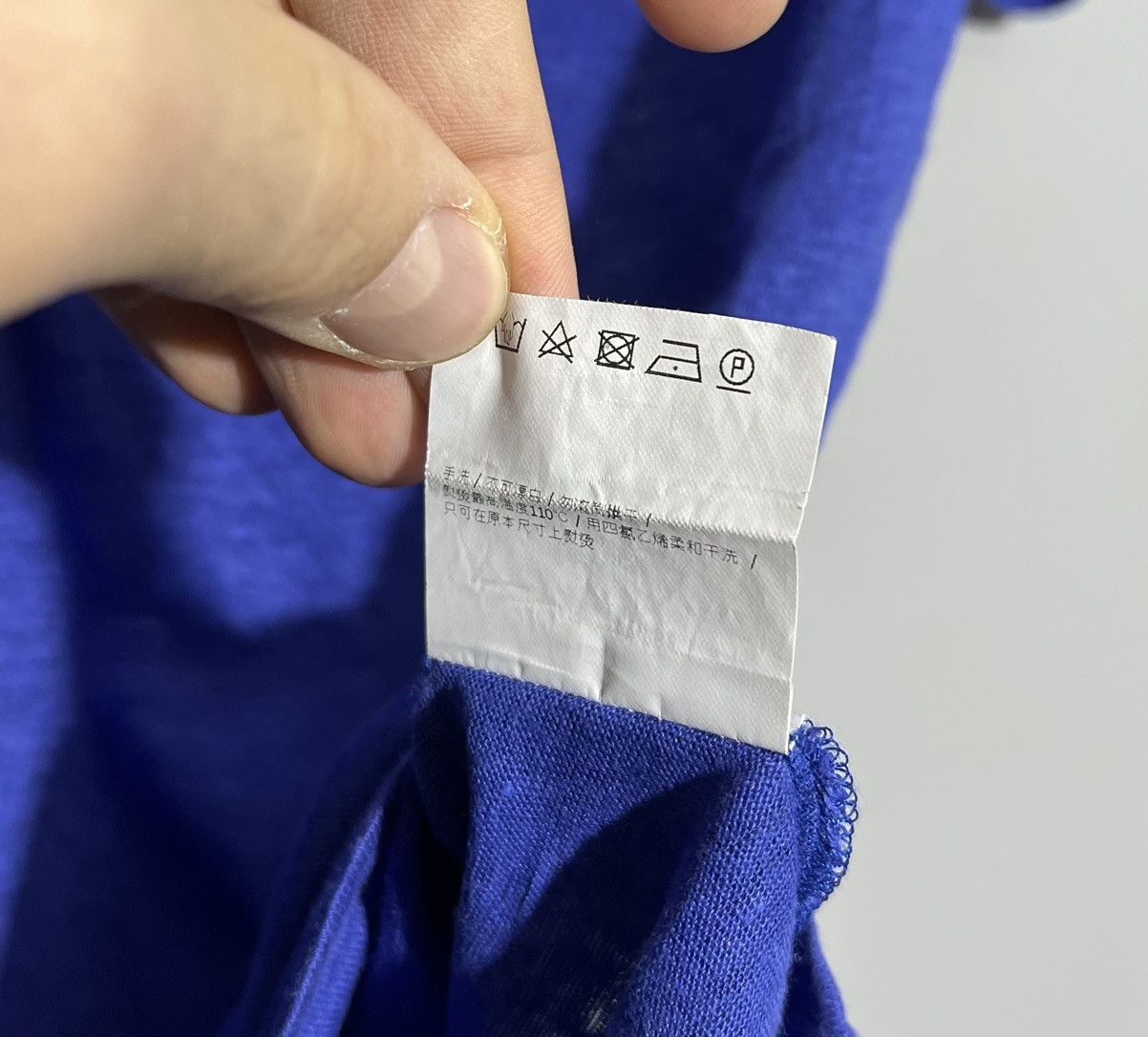 Max Mara × Vintage Vintage Max Mara Blue T-Shirt Size S / US 4 / IT 40 - 8 Thumbnail