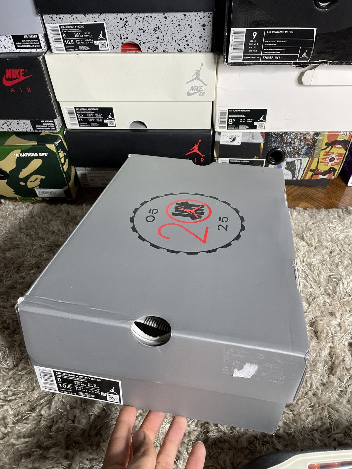 Jordan Brand Jordan 4 Undefeated Size US 9 / EU 42 - 12 Thumbnail