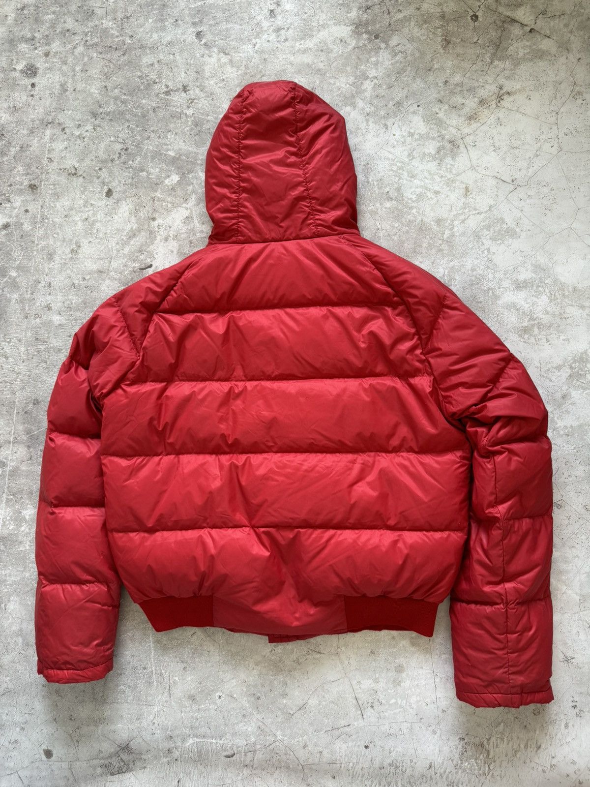 Moncler Moncler Bulgarie red puffer jacket with fur Size US XL / EU 56 / 4 - 4 Thumbnail