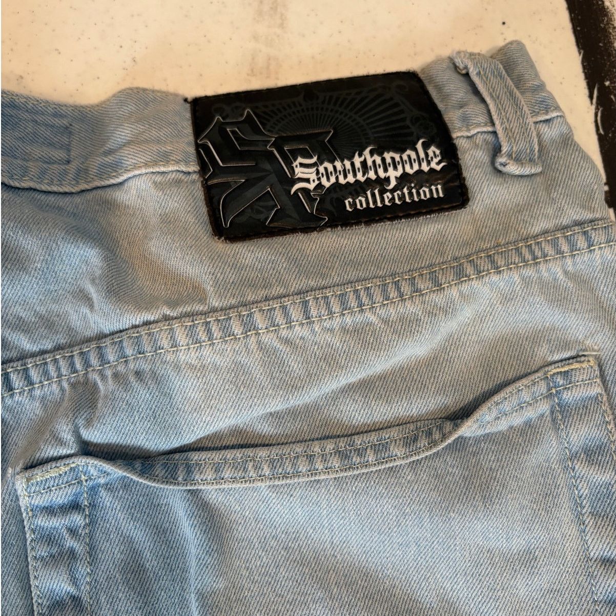 Southpole × Vintage Southpole Baggy Denim Jeans Y2K Mens 38x28 Wide Leg Skater Size US 38 / EU 54 - 7 Thumbnail