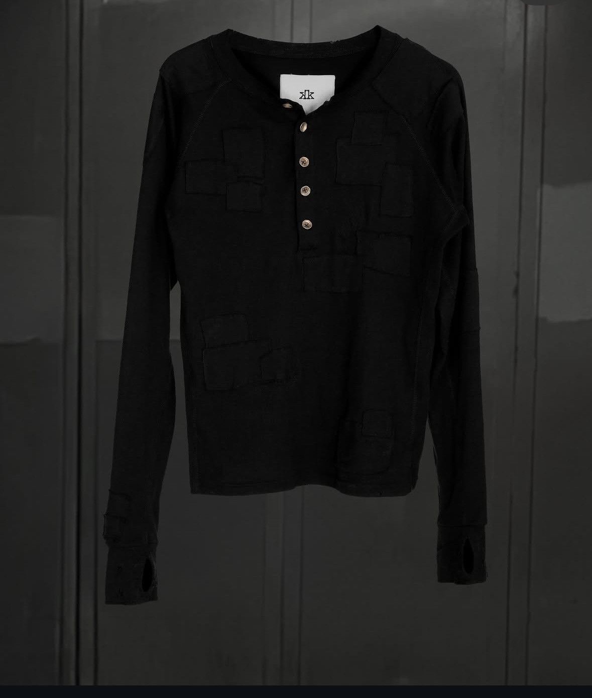 k-two studios　patch henley　T-shirt K-Two Studios × No Faith Studios × Rick Owens ktwo patch