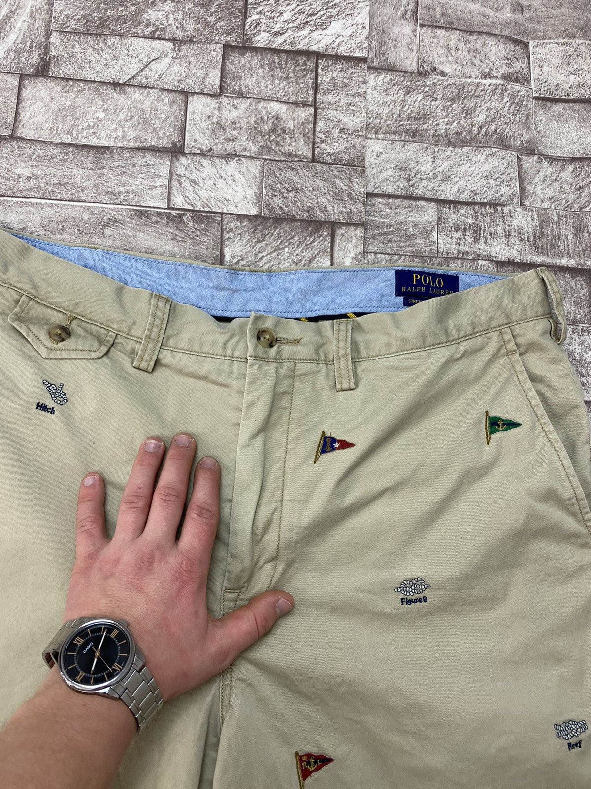 Polo Ralph Lauren × Vintage Polo Ralph Lauren Stretch Classic Fit The Polo Chino 36 Size US 36 / EU 52 - 2 Thumbnail