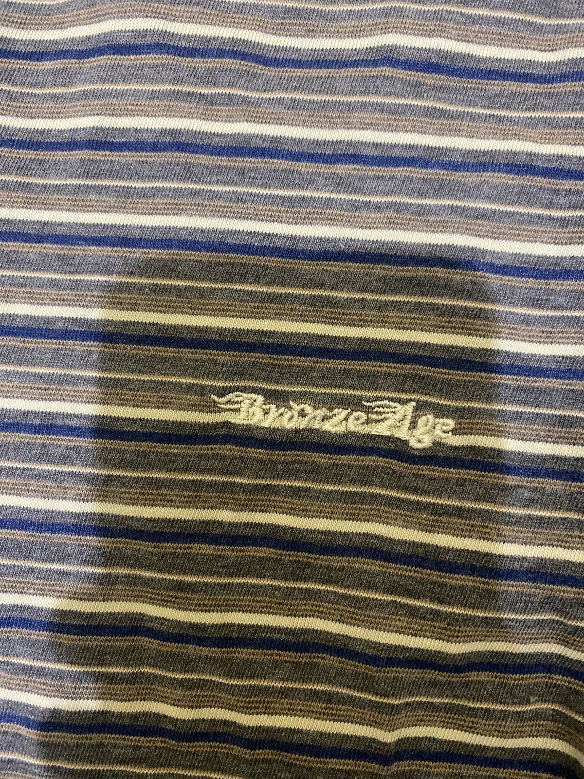 Vintage RARE 💎 Vintage 80s Bronze Age Skate Wear Stripes Tee Size US L / EU 52-54 / 3 - 2 Thumbnail