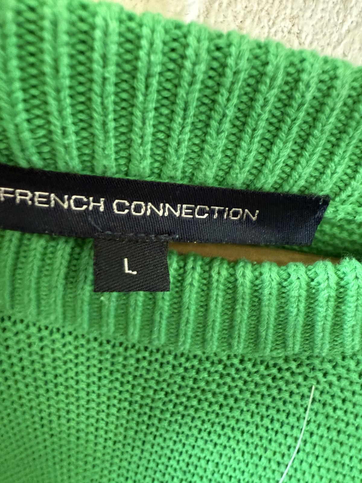 French Connection French Connection Green Knit Sweater, Size Large Size L / US 10 / IT 46 - 3 Thumbnail