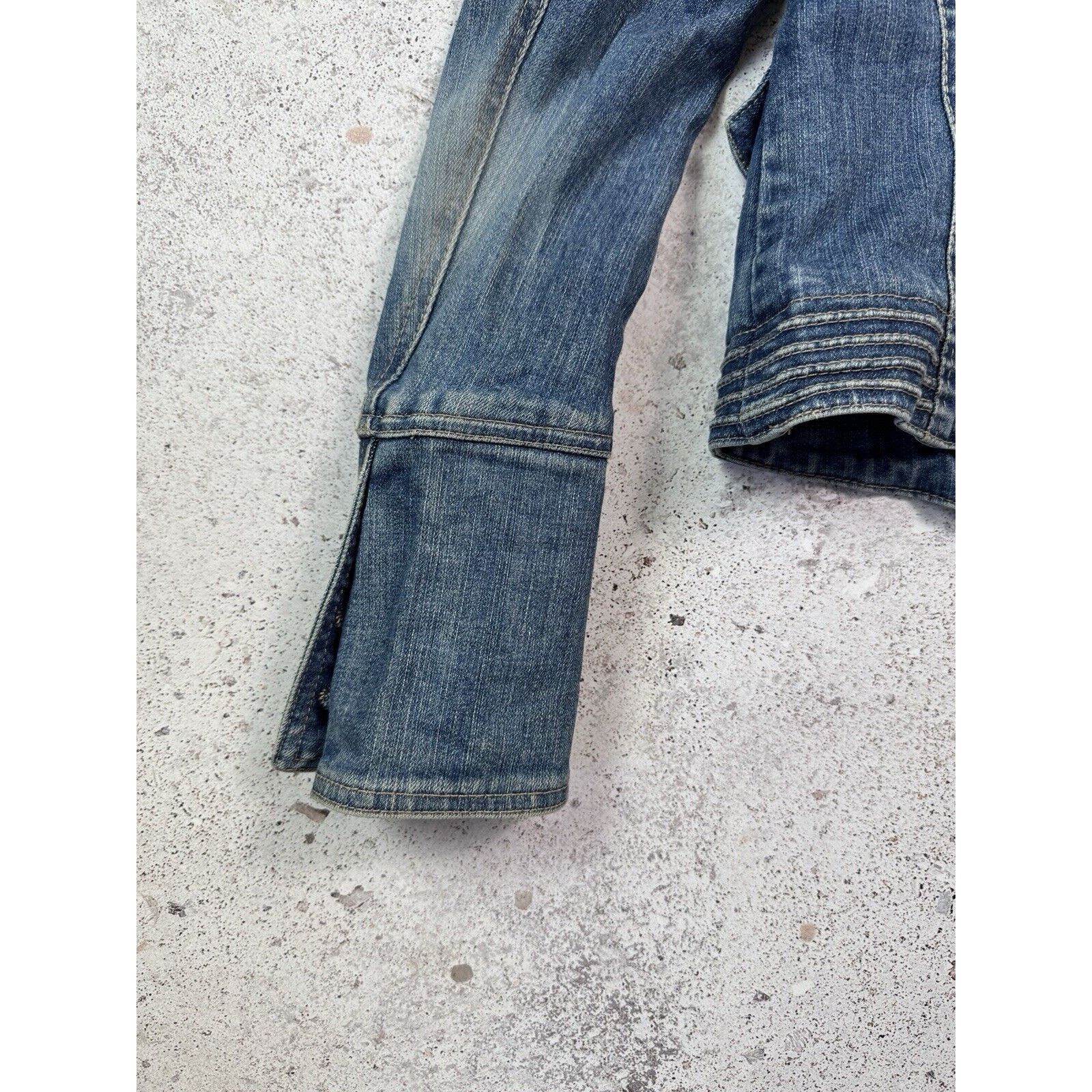 Karen Millen Karen Millen Denim Jacket Avant Garde Womens Rare Size S Size S / US 4 / IT 40 - 18 Thumbnail