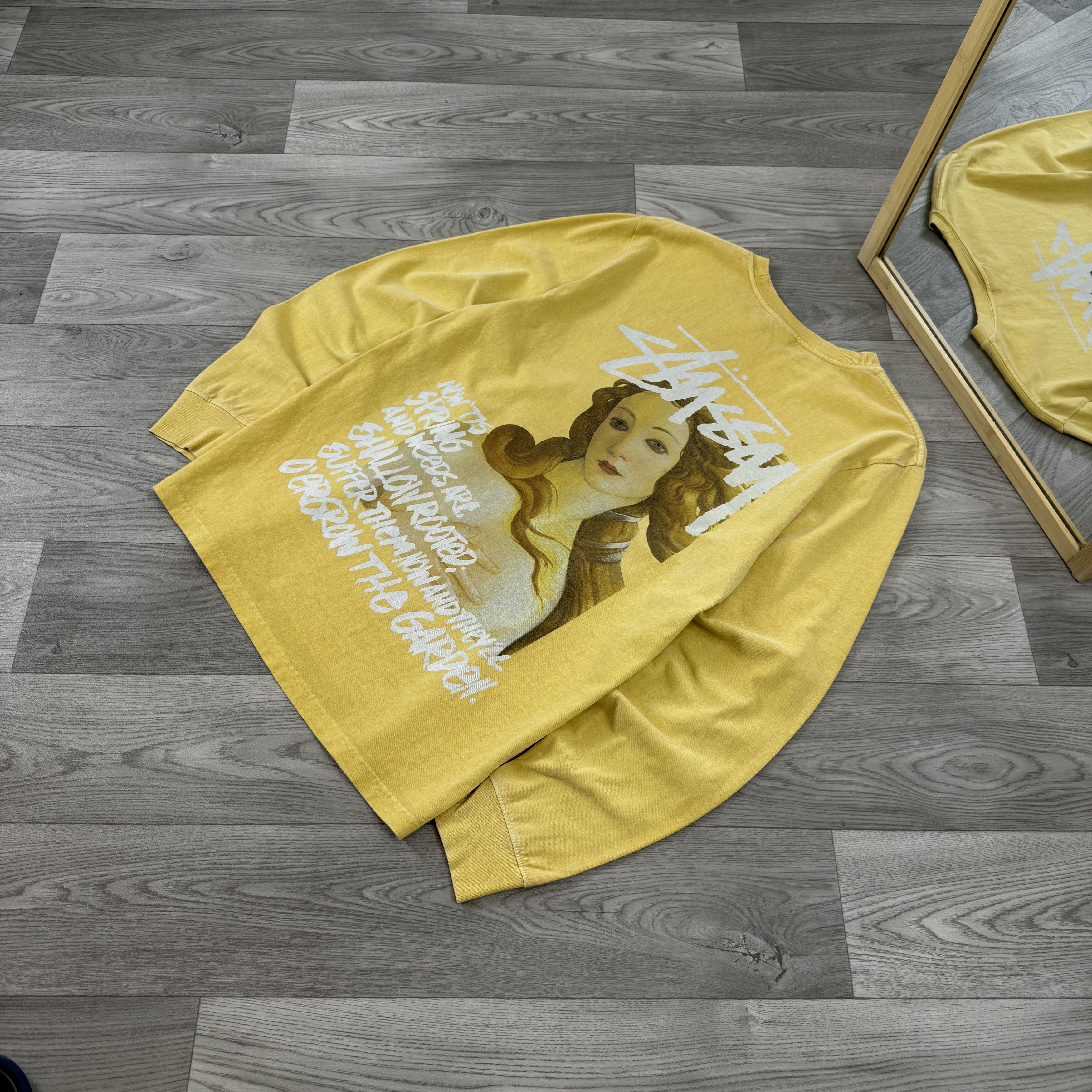 Stussy Stussy Spring Weeds Graphic Pigment Dyed Long Sleeve Tee Size US M / EU 48-50 / 2 - 5 Thumbnail