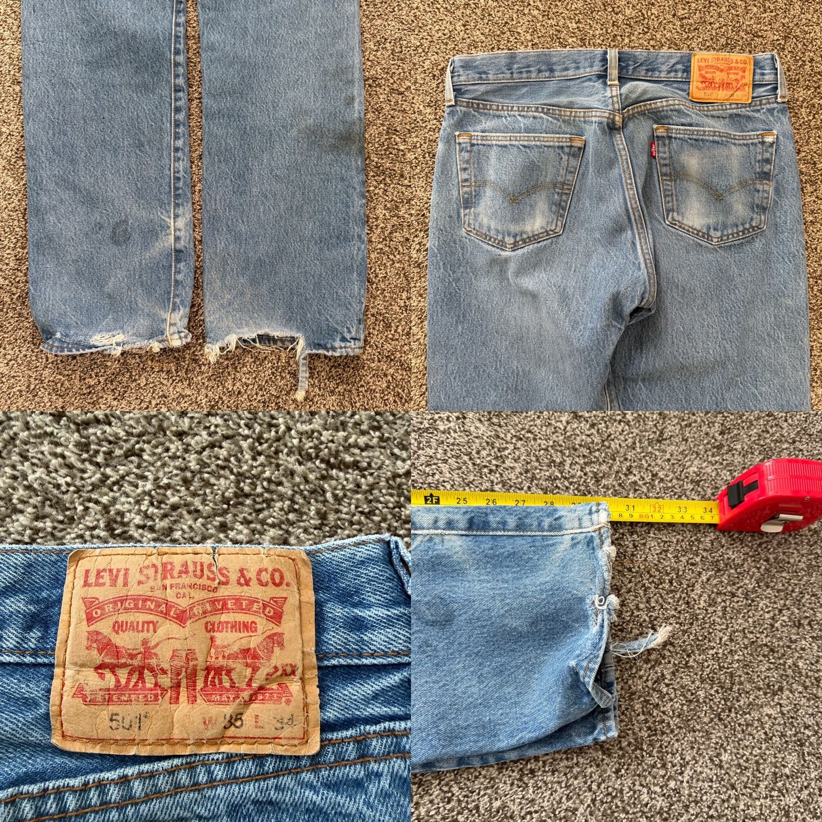 Levi's 5. It includes keywords that would be relevant for searches Size US 33 - 9 Thumbnail