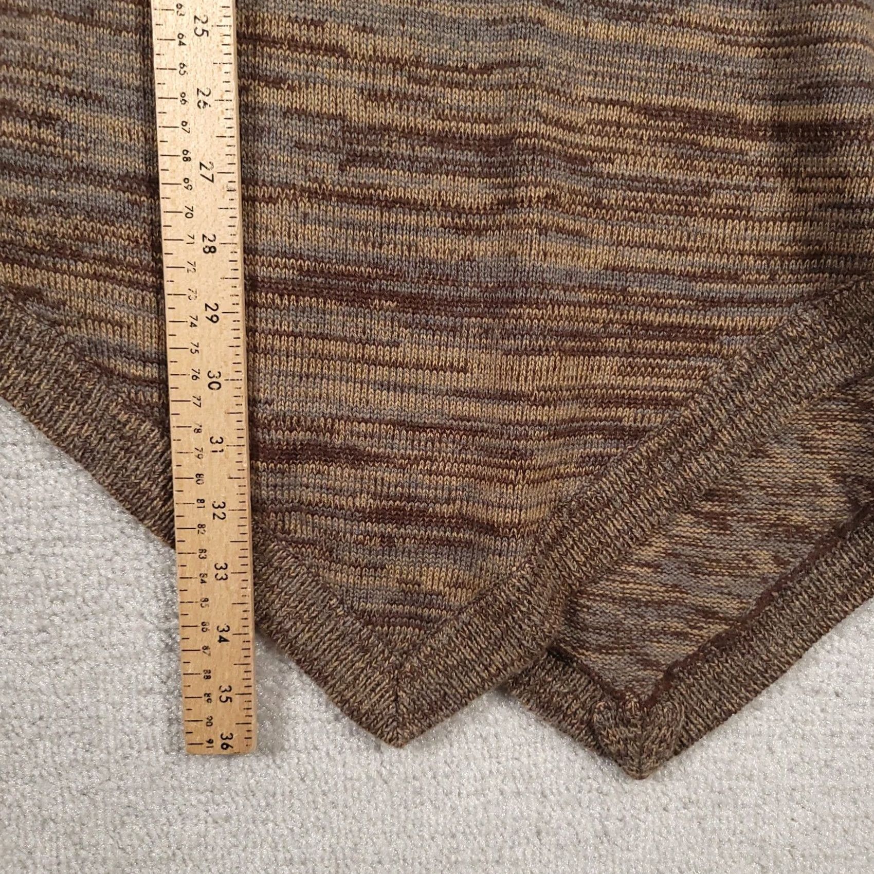 The Territory Ahead Territory Ahead Sweater Cardigan V-Neck Wool Rabbit Hair Brown Poncho Large Women L Black? Size L / US 10 / IT 46 - 6 Thumbnail