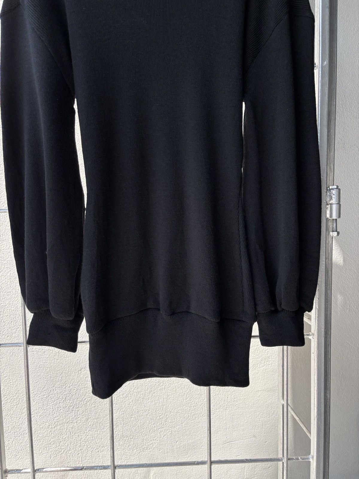 Yohji Yamamoto Yohji Yamamoto 1998 A/W Bishop Sleeves Black Sweater. Size ONE SIZE - 19 Thumbnail