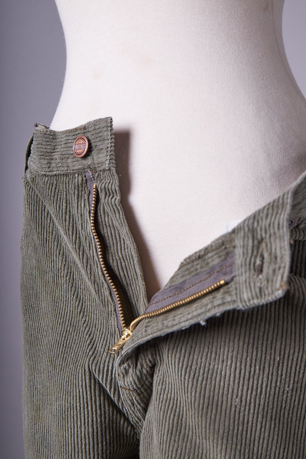 1990s Green Corduroy Deadstock Gotcha Pants