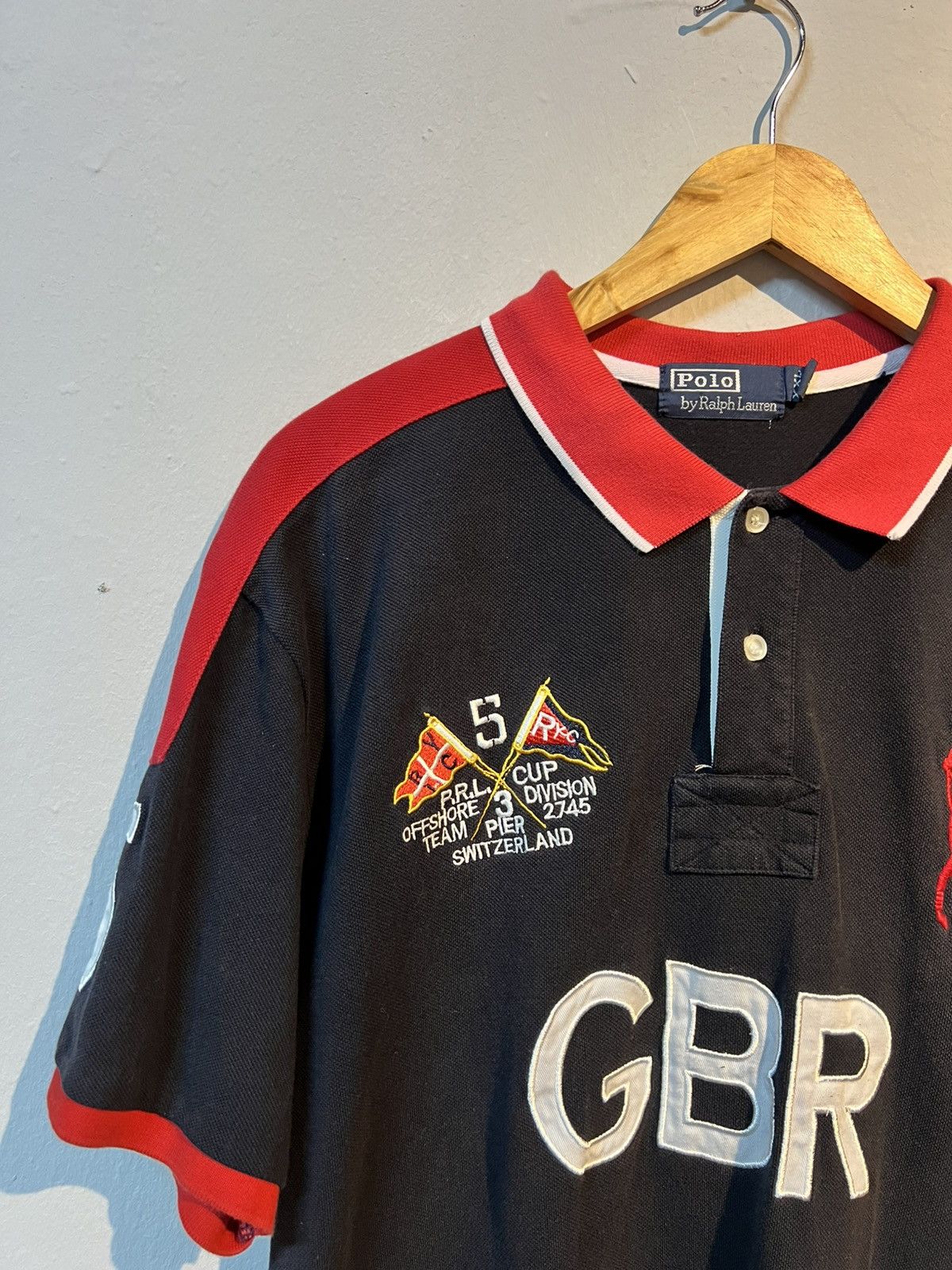 Polo Ralph Lauren × Vintage Polo Ralph Lauren Great Britain Size US XL / EU 56 / 4 - 2 Thumbnail