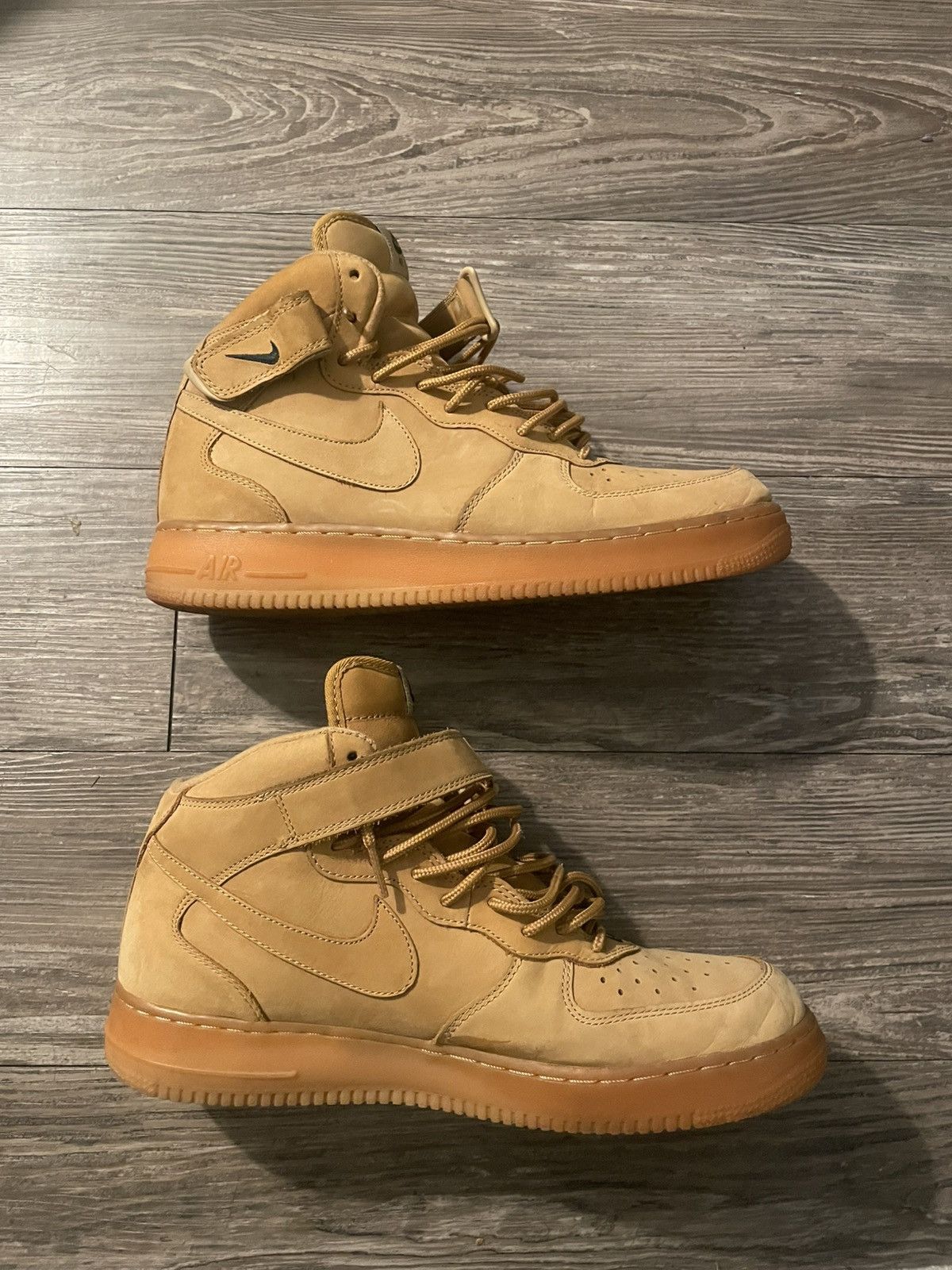 Nike Air Force 1 “Flax” Mid Size 11.5 Size US 11.5 / EU 44-45 - 1 Thumbnail