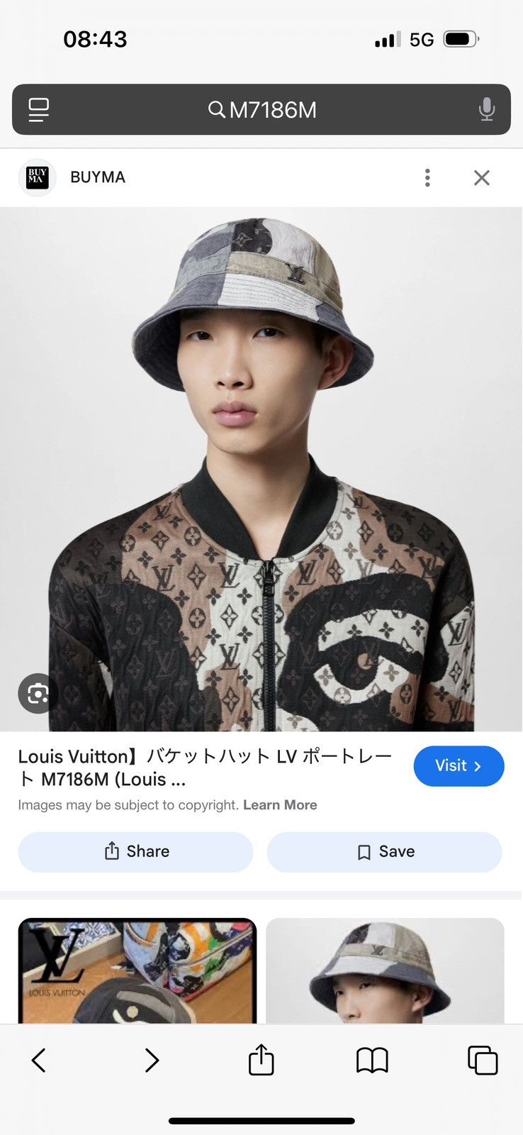 Louis Vuitton LOUIS VUITTON bucket hat study all photos and description Size ONE SIZE - 11 Thumbnail