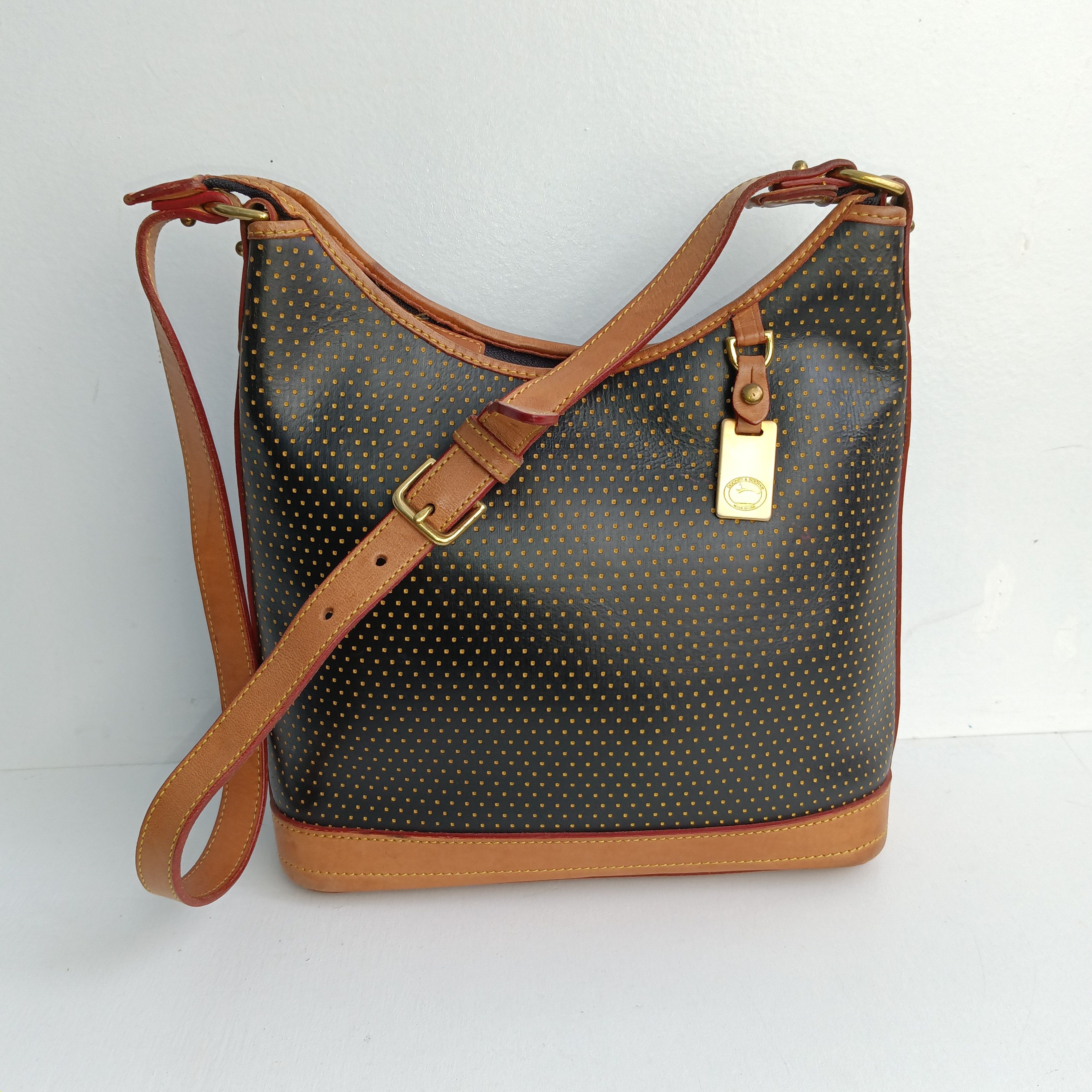 Vintage Dooney & Bourke Small Hobo Handbag Cabrio