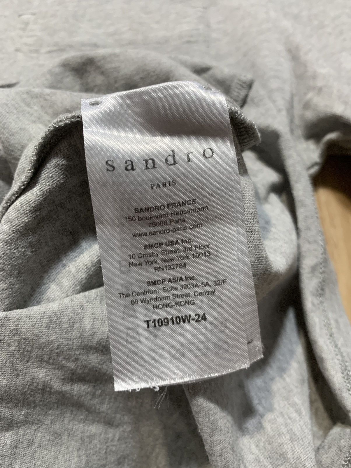 Sandro Sandro Amour Pocket T-Shirt Size S Size US S / EU 44-46 / 1 - 8 Thumbnail