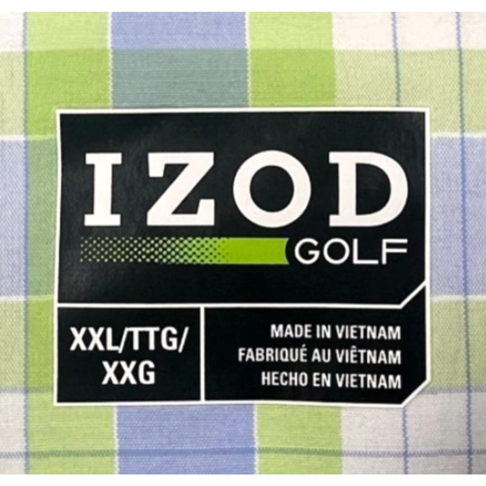 Izod IZOD Golf Polo Shirt Mens 2XL White with Contrasting Trim Logo Button Down Sports Size US XXL / EU 58 / 5 - 5 Thumbnail