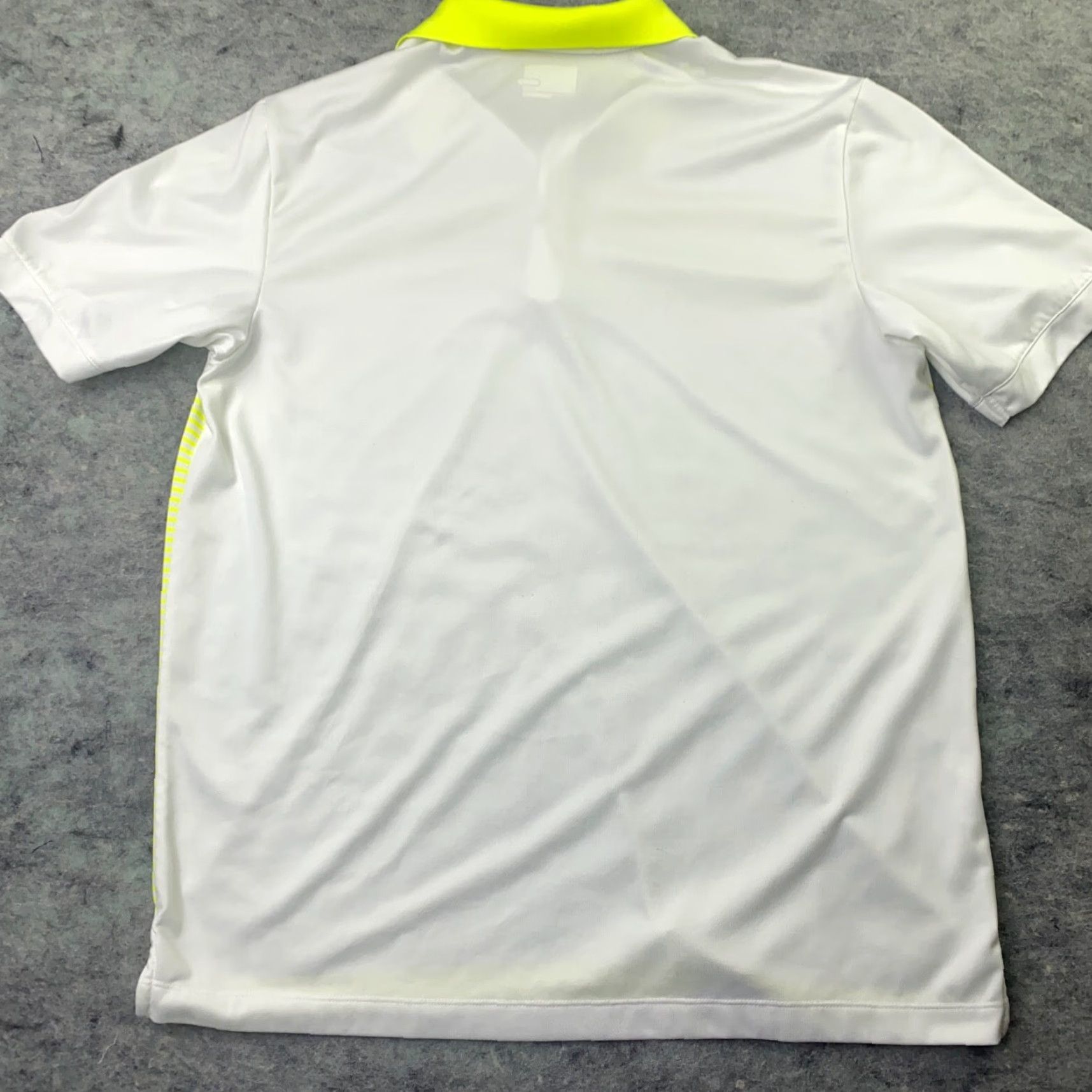 Vintage Jack Nicklaus Polo Shirt Mens Large Yellow Striped Golf StayDri Short Sleeve Size US L / EU 52-54 / 3 - 6 Thumbnail