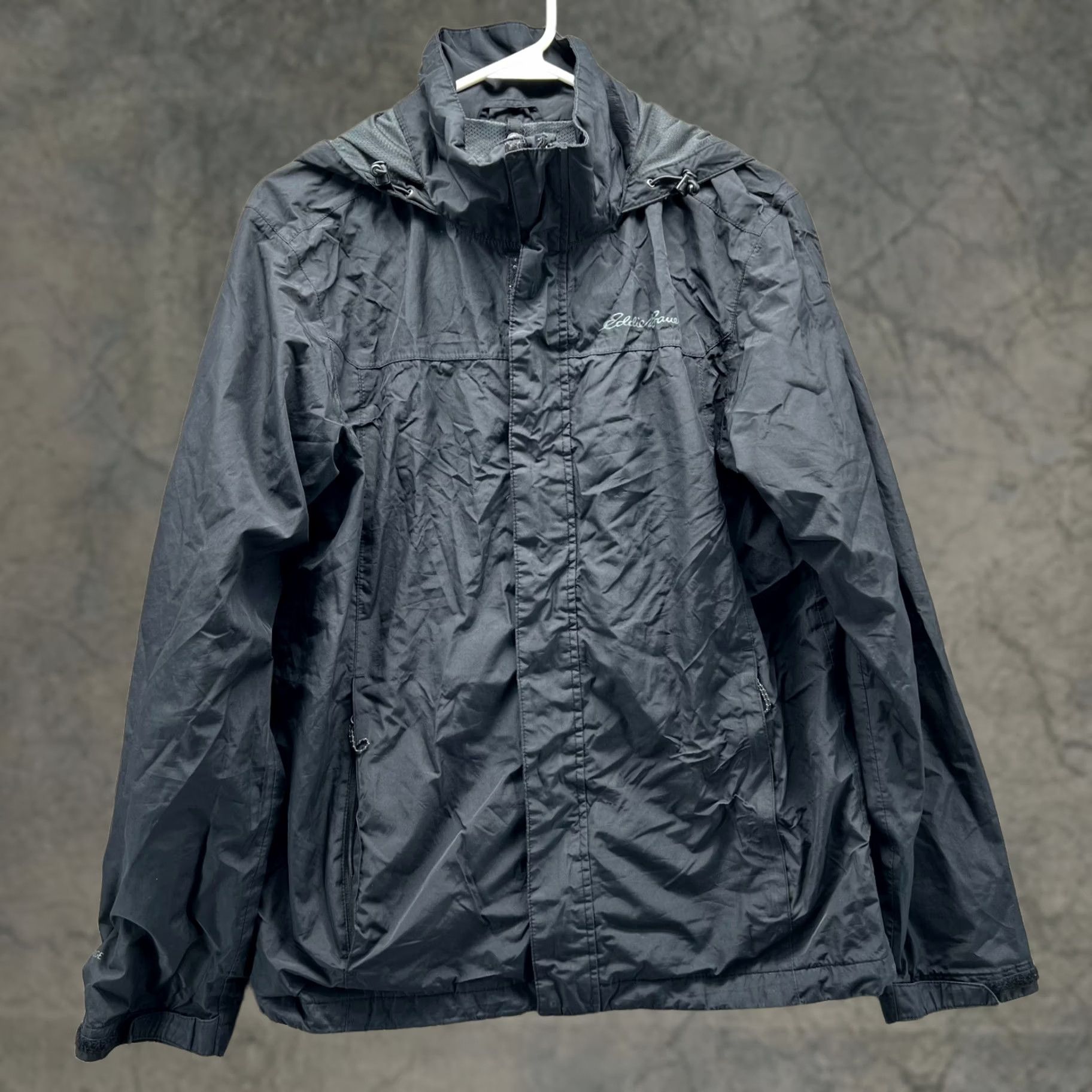 Eddie Bauer VINTAGE Eddie Bauer Jacket Mens Small Black Windbreaker Hooded WeatherEdge Rain Vintage Size US S / EU 44-46 / 1 - 1 Thumbnail