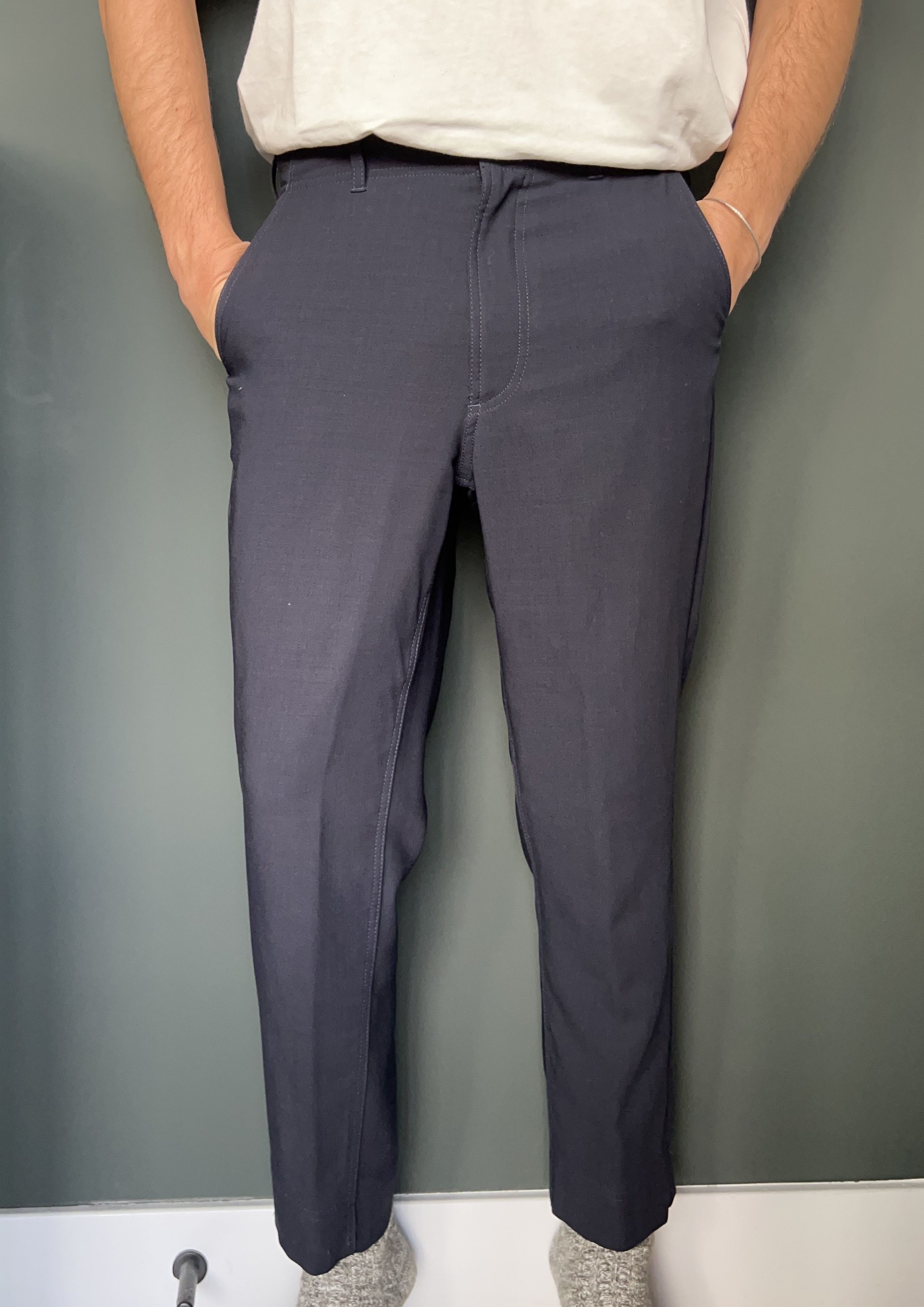 AMI AMI Alexandre Mattiussi Cropped Trousers , Virgin Wool Size US 30 / EU 46 - 2 Thumbnail