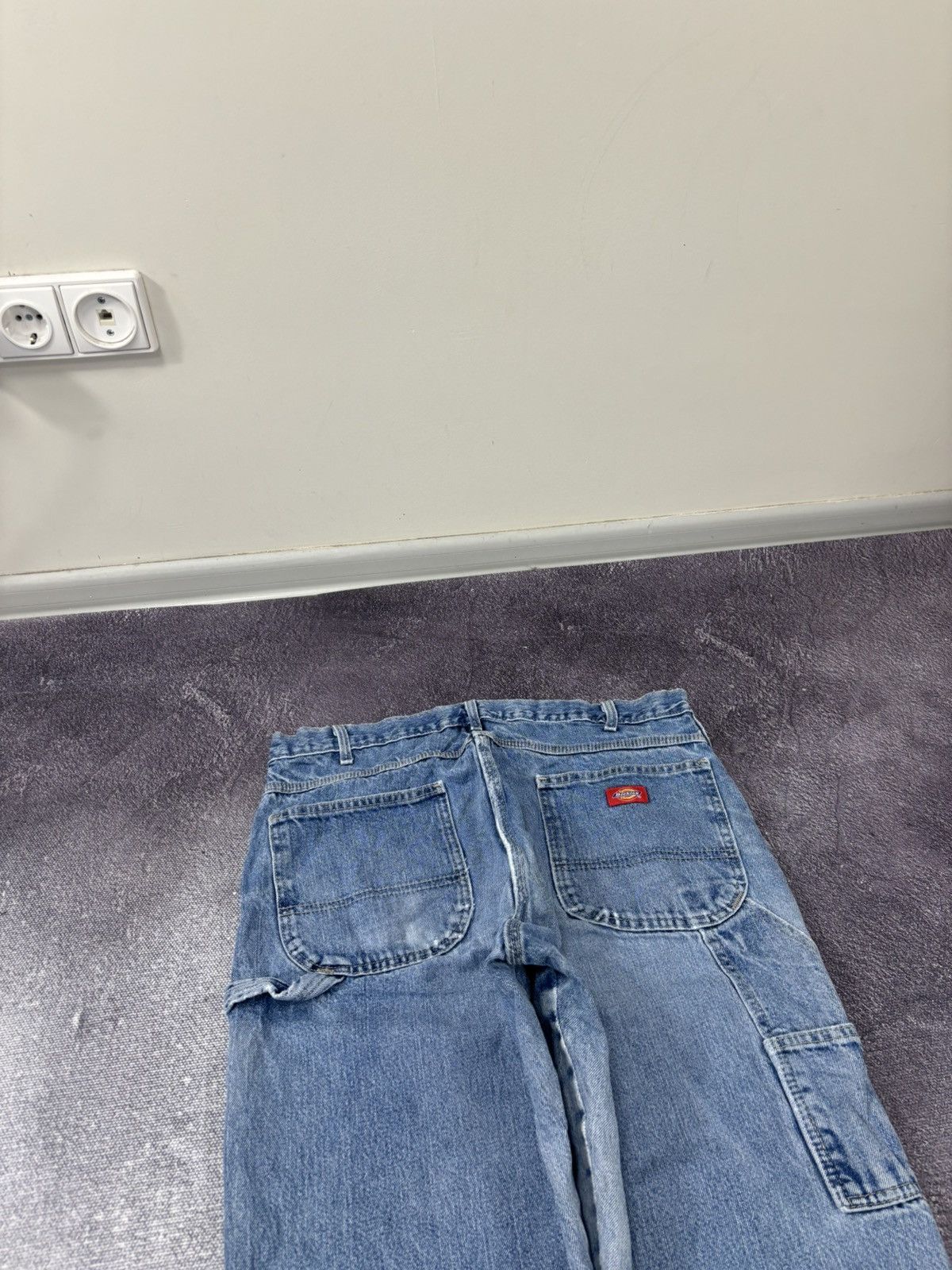 Dickies Vintage Dickies USA Workwear Faded Blue Denim Baggy Jeans Size US 36 / EU 52 - 5 Thumbnail