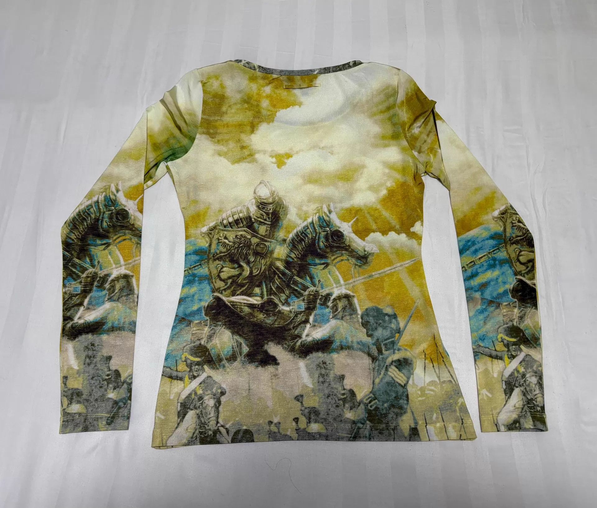 Jean Paul Gaultier Jean Paul Gaultier vintage knight tattoo print top 40 Size S / US 4 / IT 40 - 7 Thumbnail