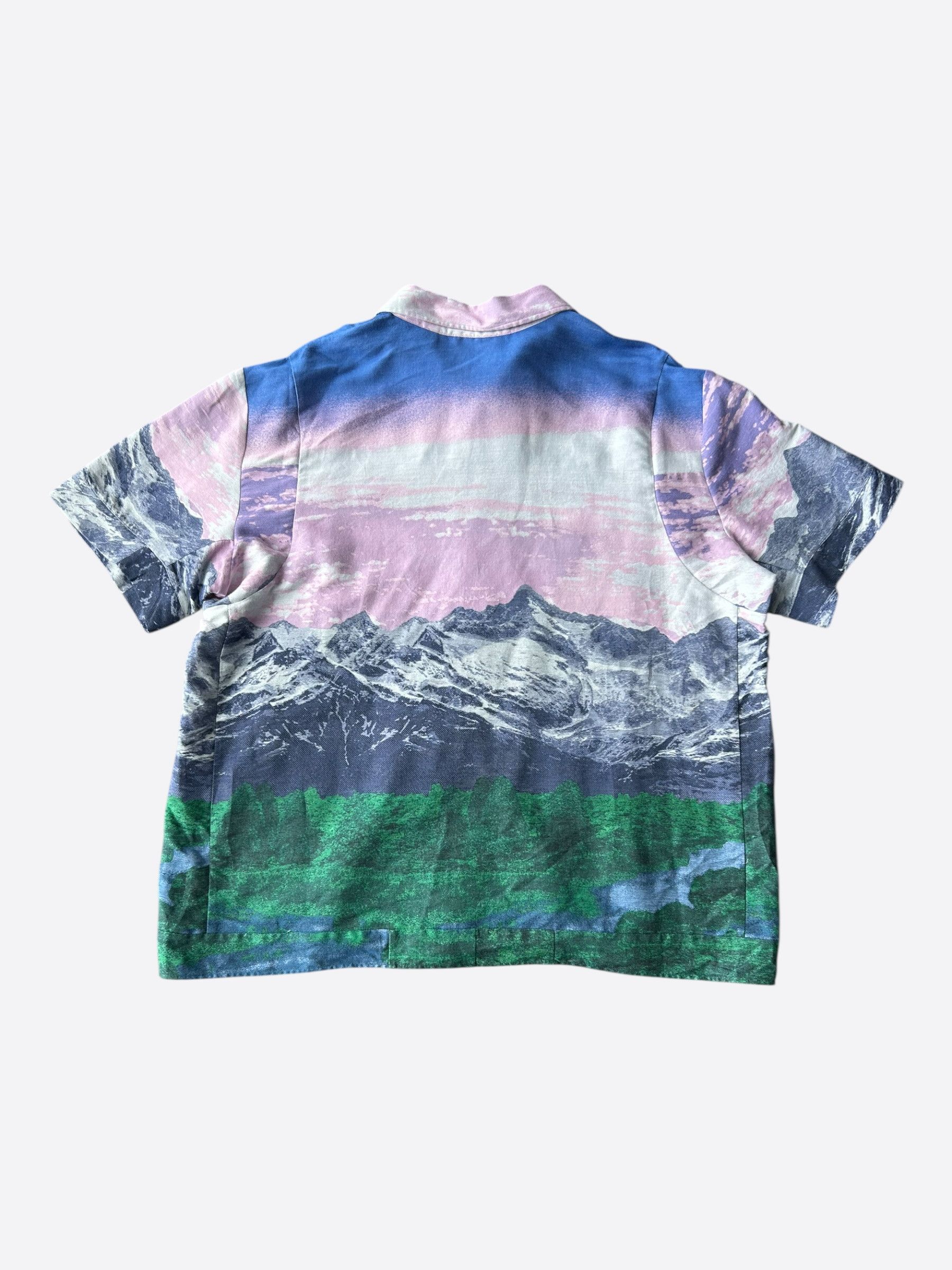 Louis Vuitton Louis Vuitton Multicolor Landscape Button Up Shirt Size US XXL / EU 58 / 5 - 2 Thumbnail