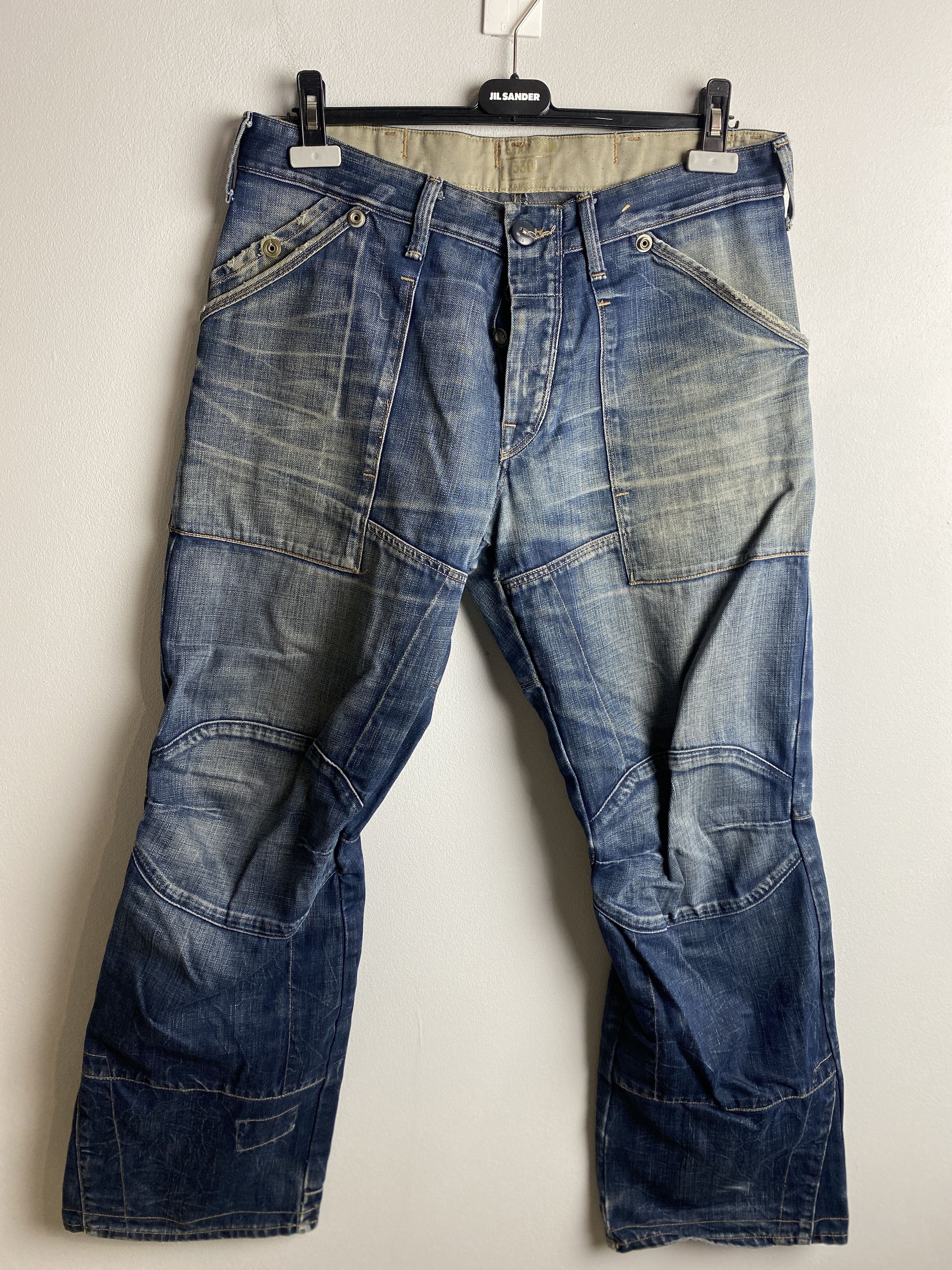 G-Star G Star Raw Fire Elwood denim jeans pants y2k opium Size US 34 / EU 50 - 1 Thumbnail