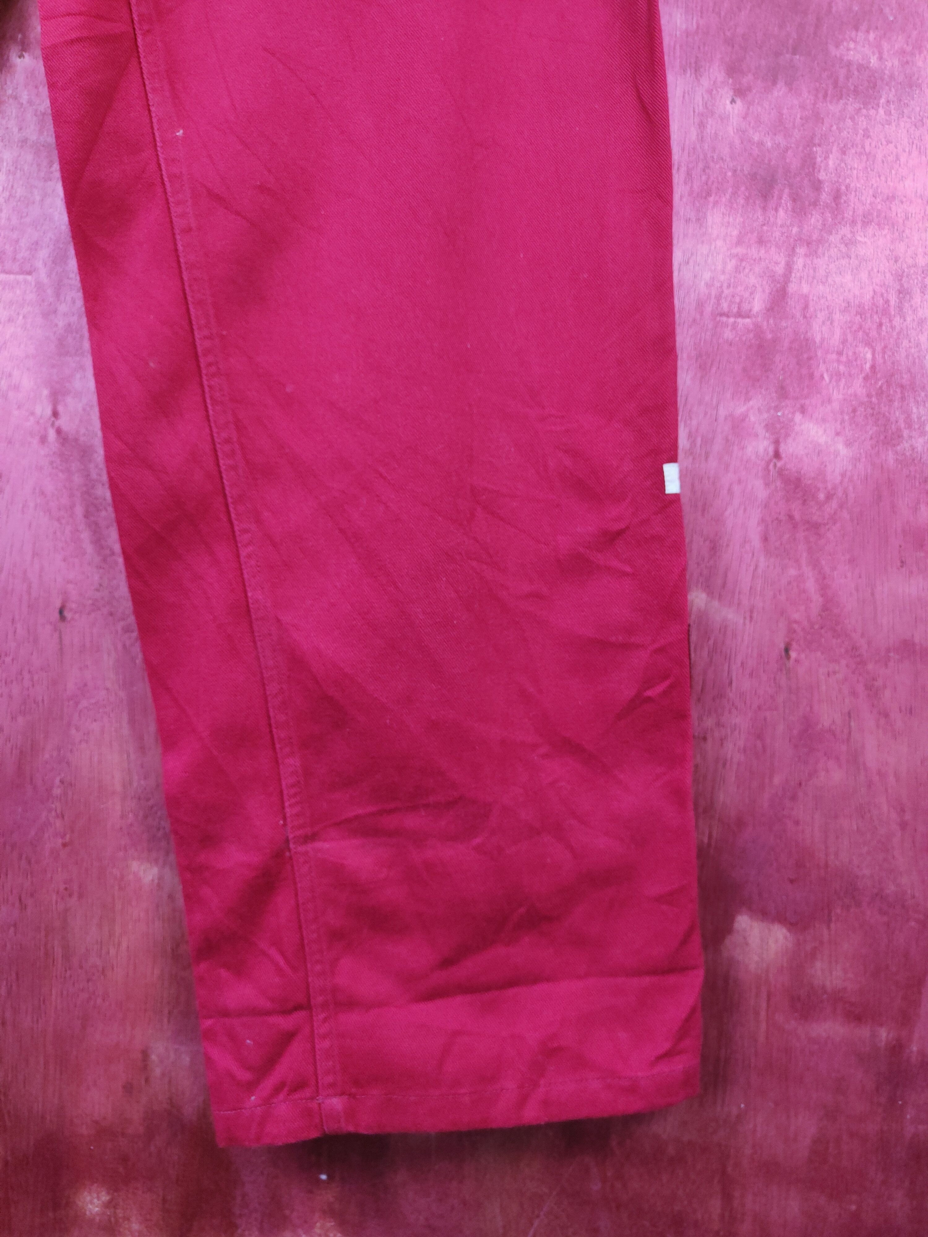 Japanese Brand Karl Helmut Red Multipocket Soft Denim #S1323 Size US 34 / EU 50 - 8 Thumbnail