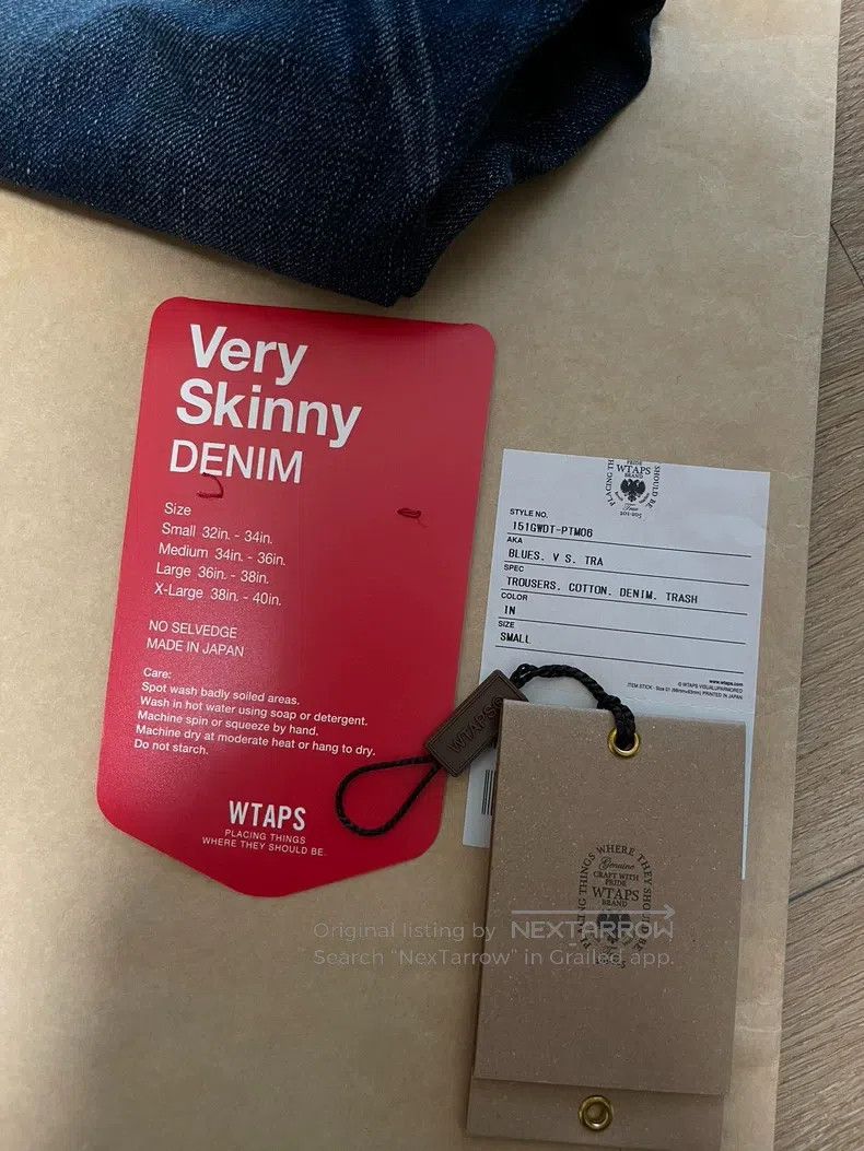 Wtaps Wtaps size S jean Size US 39 - 9 Thumbnail