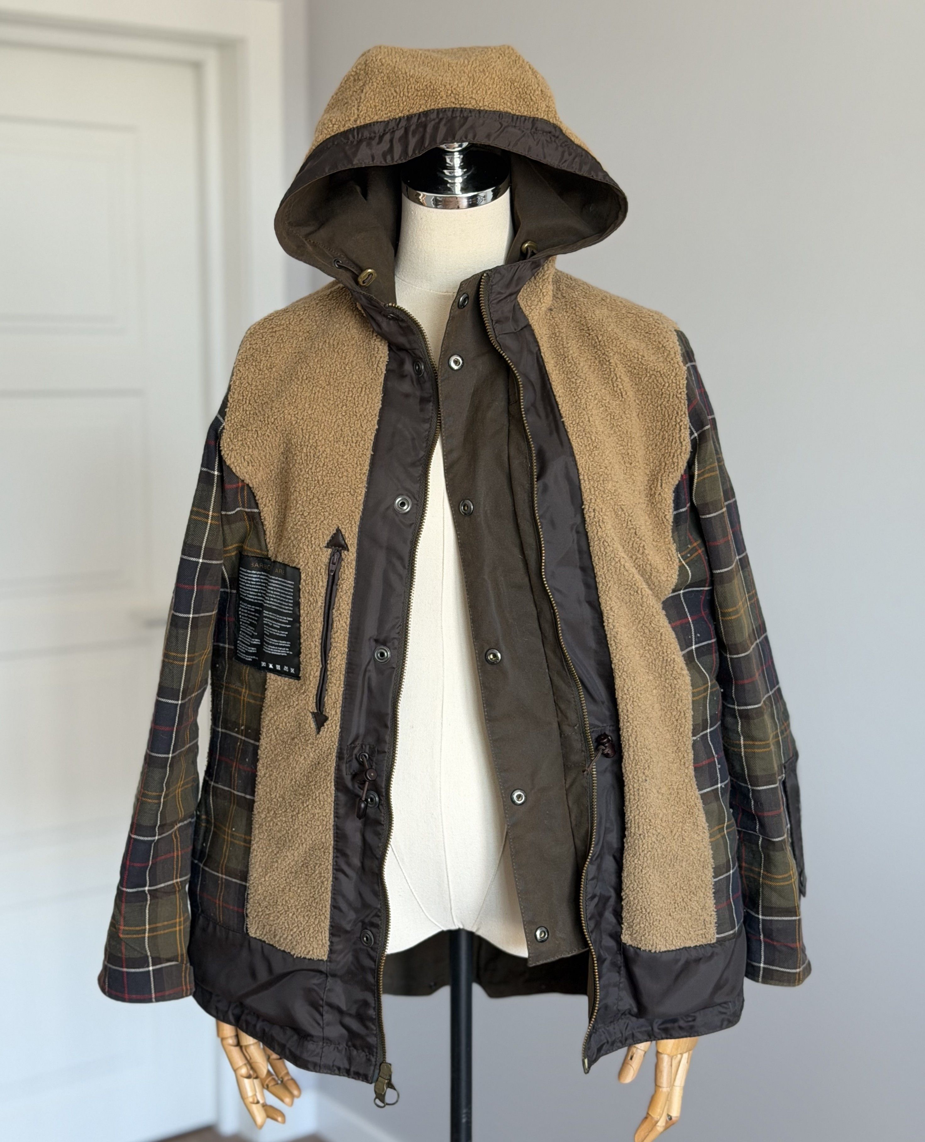Barbour BARBOUR Winter Force Parka Hooded Jacket Brown Waxed Cotton Size M / US 6-8 / IT 42-44 - 13 Thumbnail