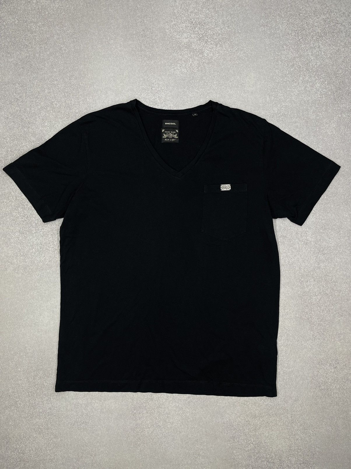 Diesel Mens Diesel Black T Shirt Size M Size US M / EU 48-50 / 2 - 2 Thumbnail