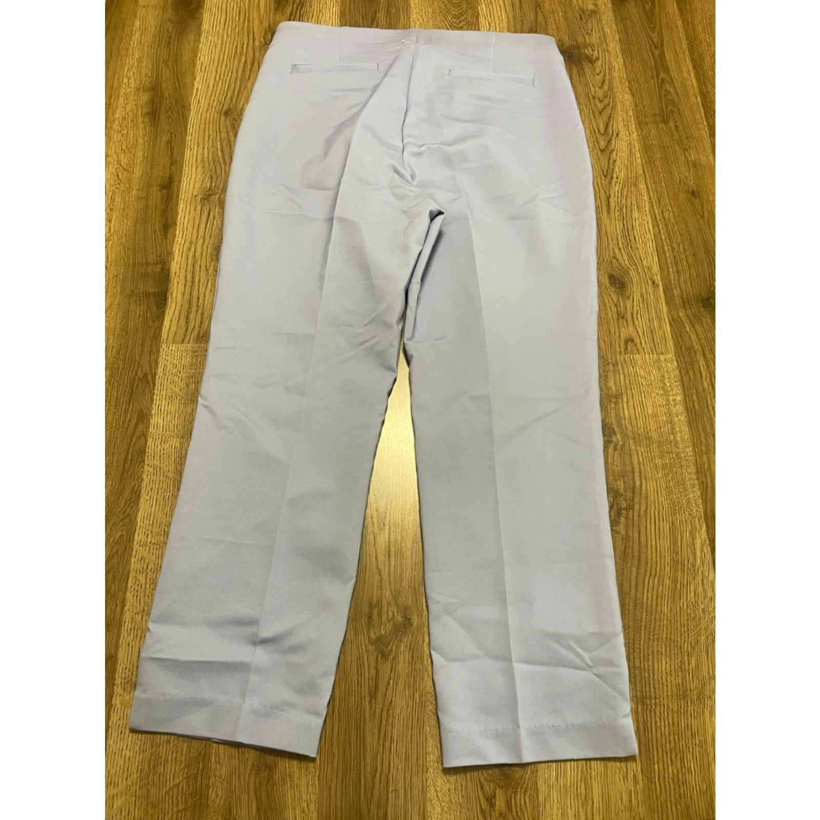 Vintage Crosby. Pants Women’s Size 10 Purple Pull On Pleated Trouser Casual Ankle Inseam 25 in Regular Womens Size 32" / US 10 / IT 46 - 2 Thumbnail