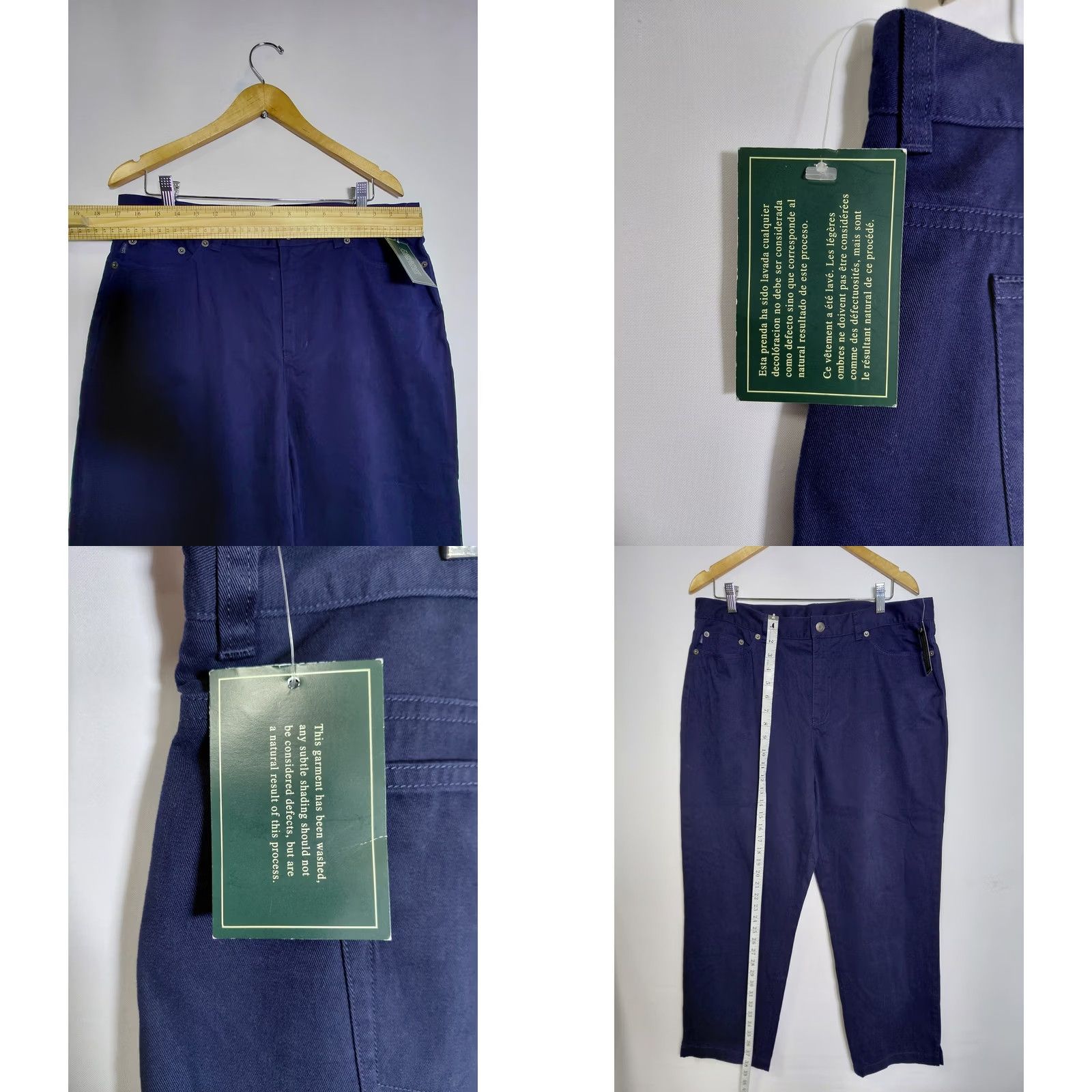 Ralph Lauren Ralph Lauren Jeans Co. Women Blue Denim Jeans Size 14 100% Cotton Pants Size 36" / US 14 / IT 50 - 8 Thumbnail