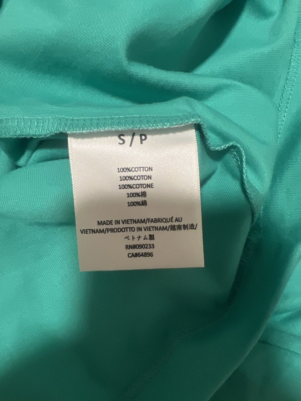 Essentials Essentials Turquoise Oversized T-shirt Size US S / EU 44-46 / 1 - 6 Thumbnail