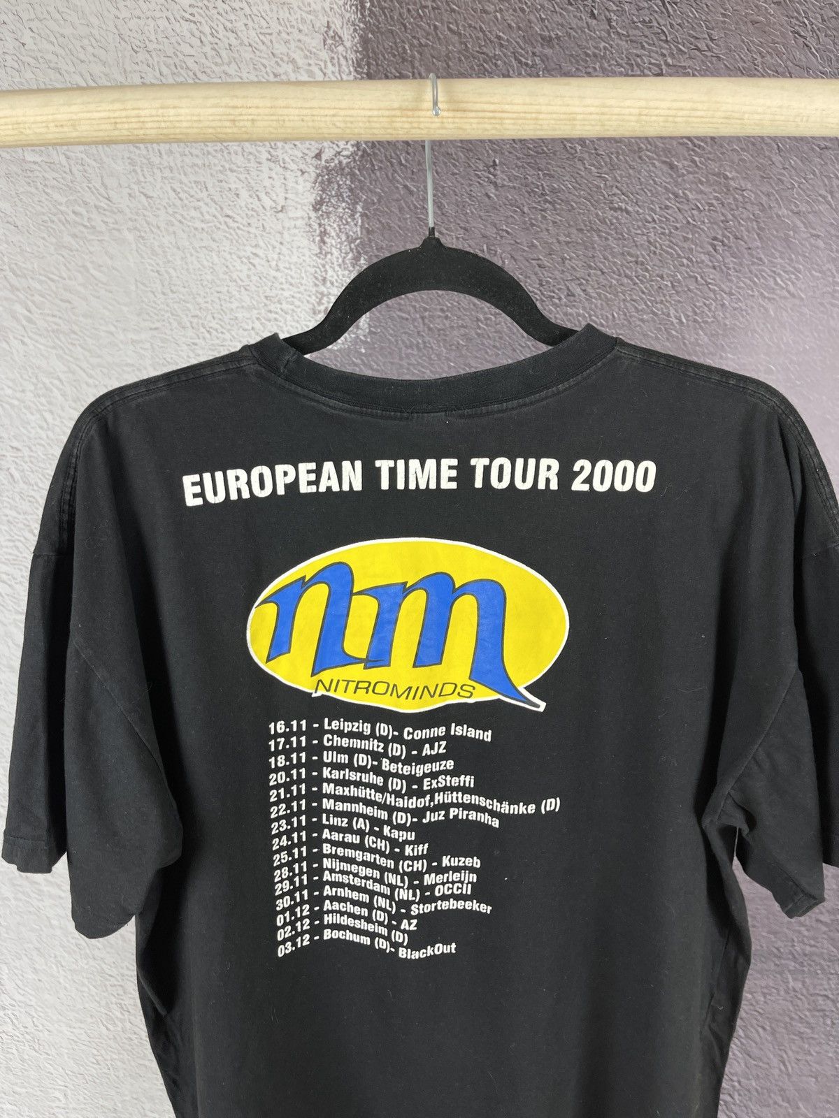 Band Tees Nitrominds vintage European Time Tour 2000 nm band tee shirt Size US L / EU 52-54 / 3 - 8 Thumbnail
