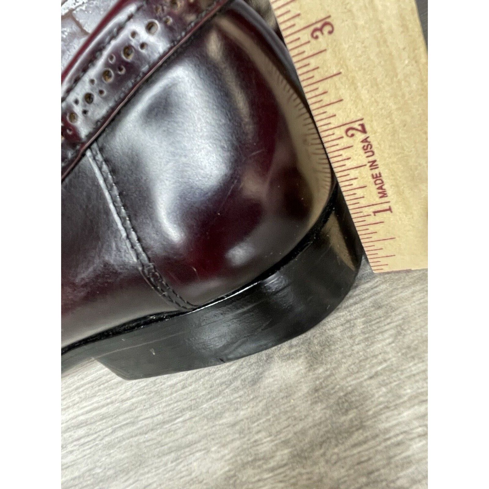 G.H. Bass & Co. G.H. Bass Weejuns Burgundy Leather Handcrafted Kiltie Loafer Size US 13 / EU 46 - 10 Thumbnail