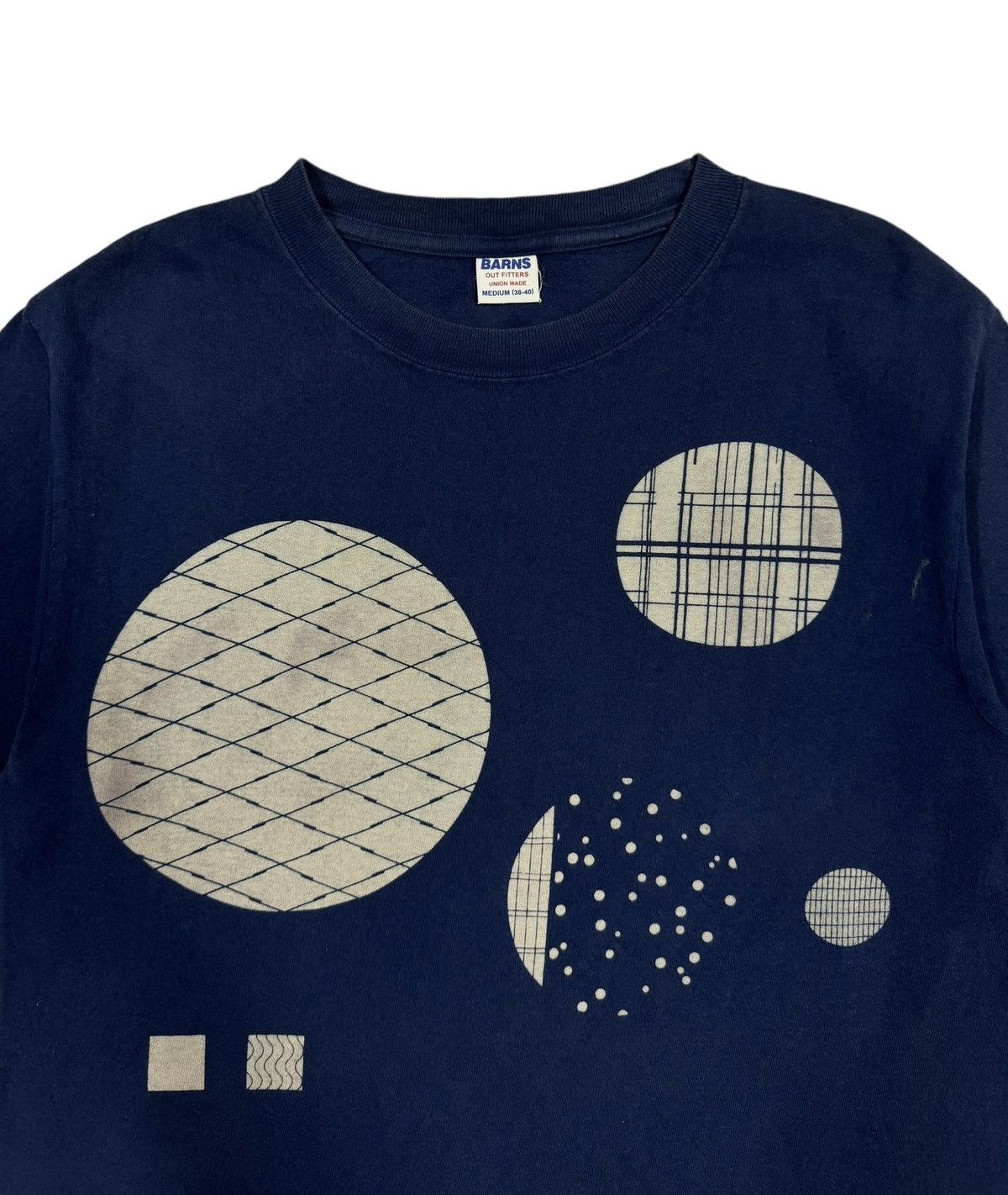 BARNS OUTFITTERS × Indigo × Japanese Brand Barn Out Fitters Union Made Tee*Modern Japan Original * Size US M / EU 48-50 / 2 - 3 Thumbnail