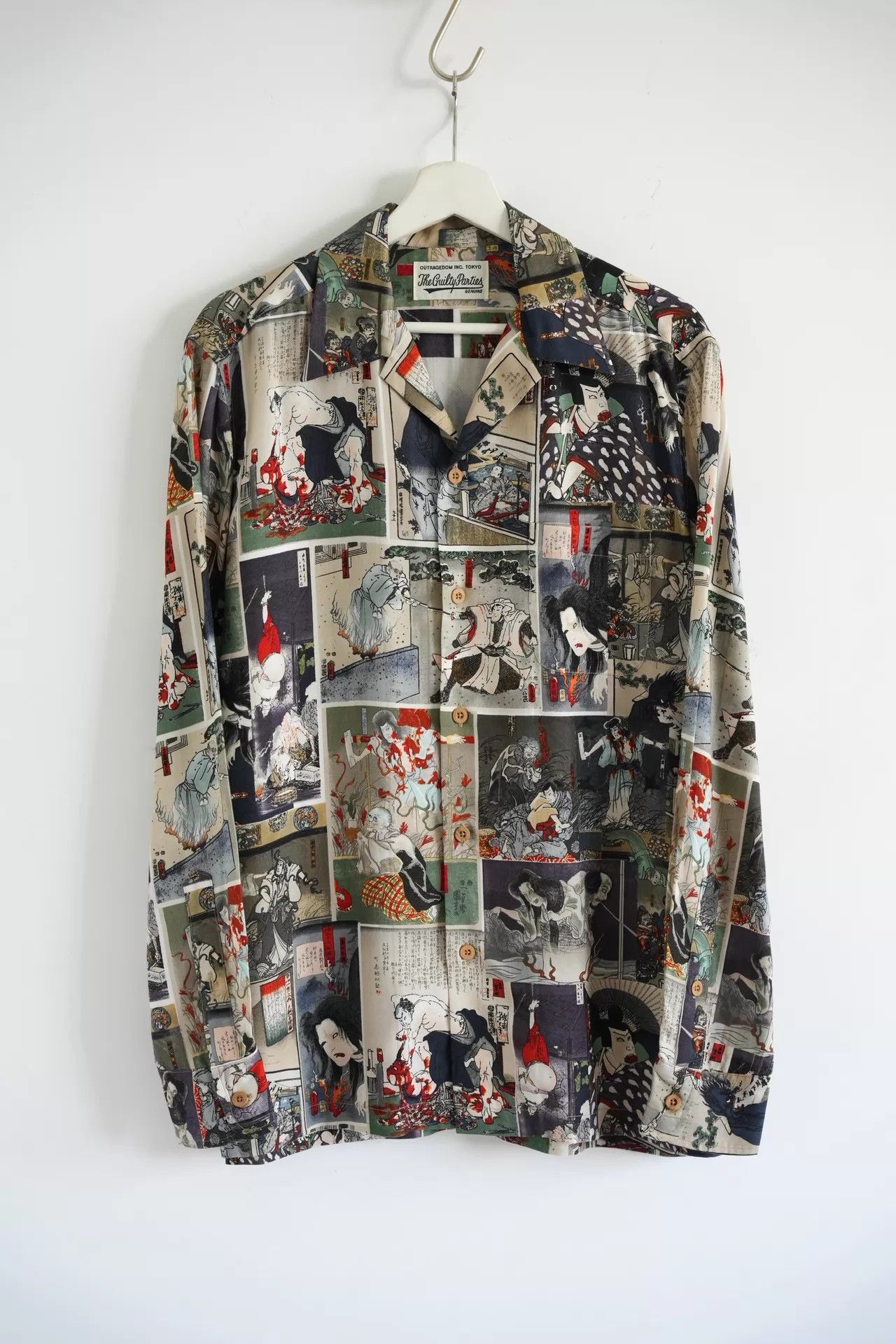 Wacko Maria Wacko Maria 18AW Hyakki Yakai AOP Cuban Shirt Size US M / EU 48-50 / 2 - 1 Thumbnail