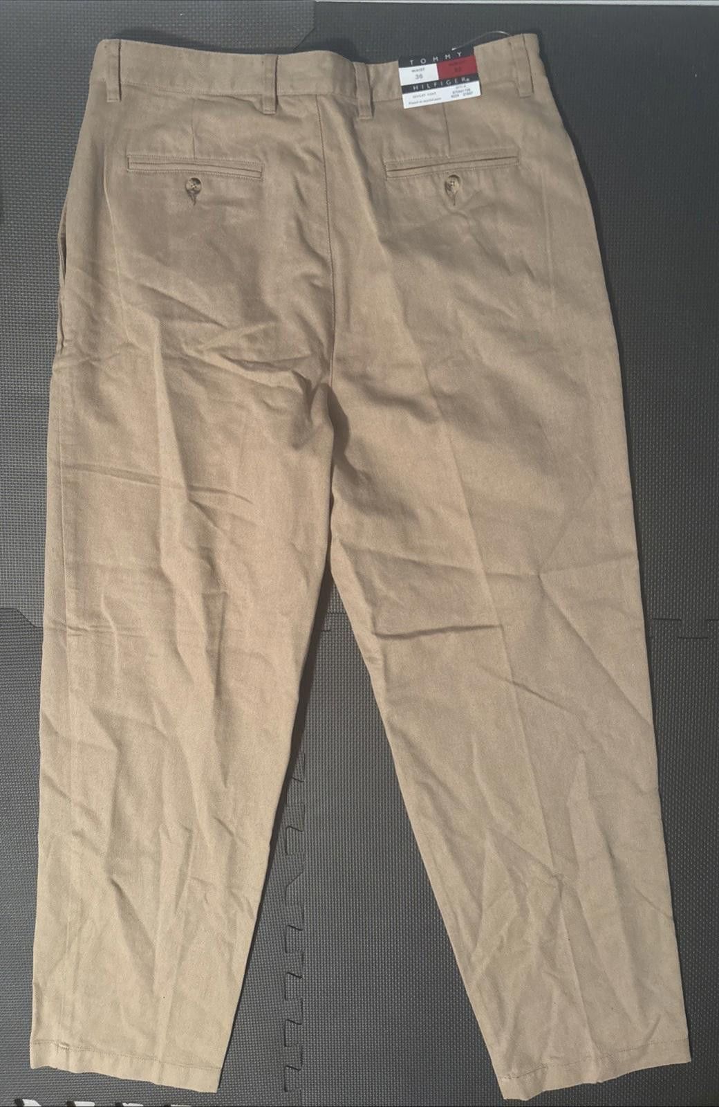 Tommy Hilfiger Tommy Hilfiger Men's Pants Size 36x32 Beige Classic New NWT Size US 36 / EU 52 - 5 Thumbnail