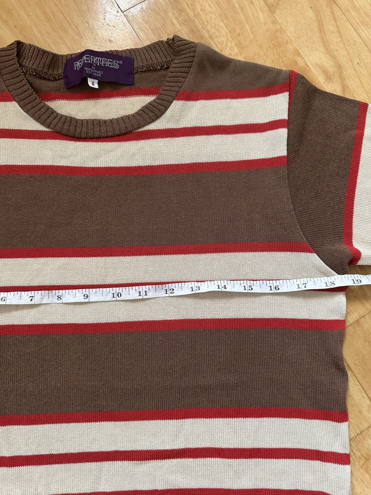 Nepenthes Nepenthes Stripe Knit Short Sleeve Size US S / EU 44-46 / 1 - 8 Thumbnail
