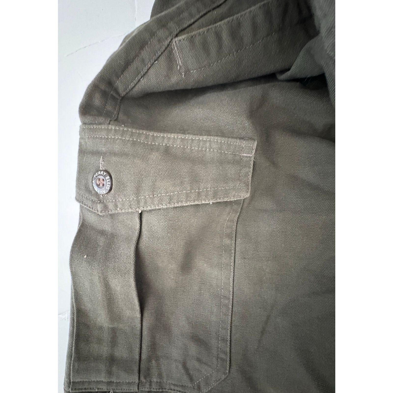 Perry Ellis Perry Ellis America cargo shorts size 40 olive green Size US 40 / EU 56 - 4 Thumbnail