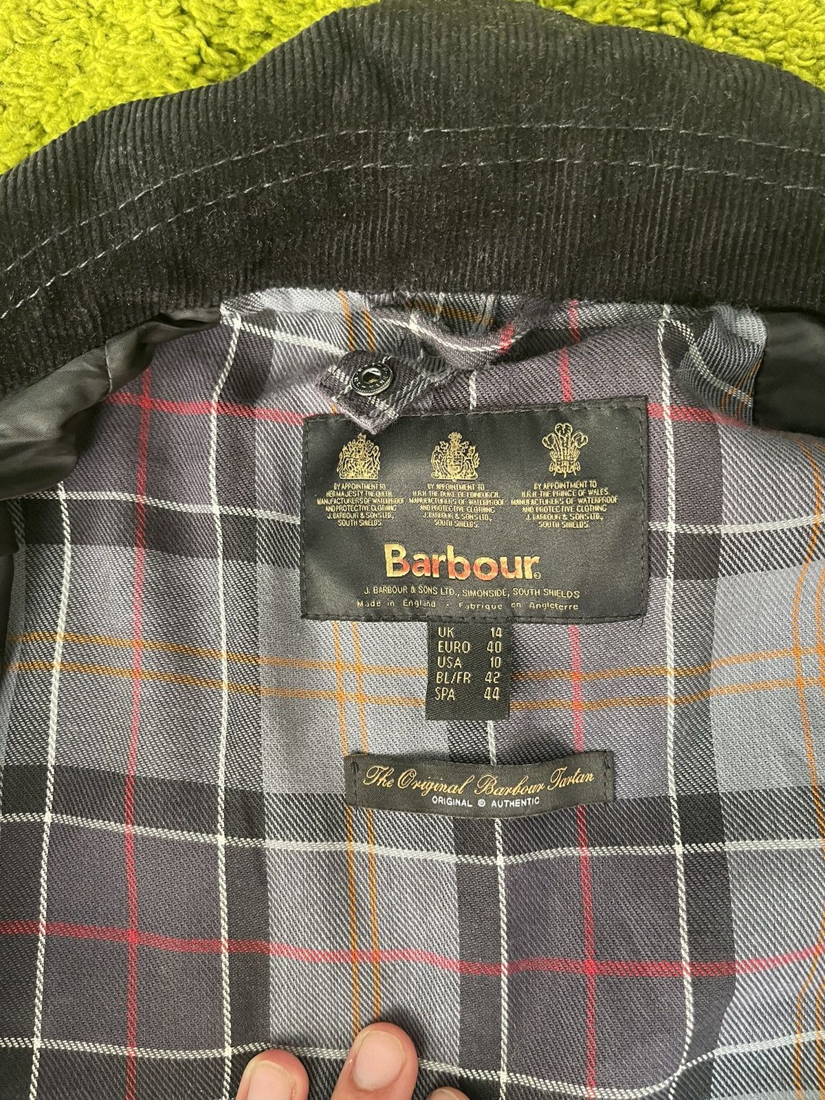 Barbour × Designer Barbour beadnell waxed jacket Size L / US 10 / IT 46 - 4 Thumbnail