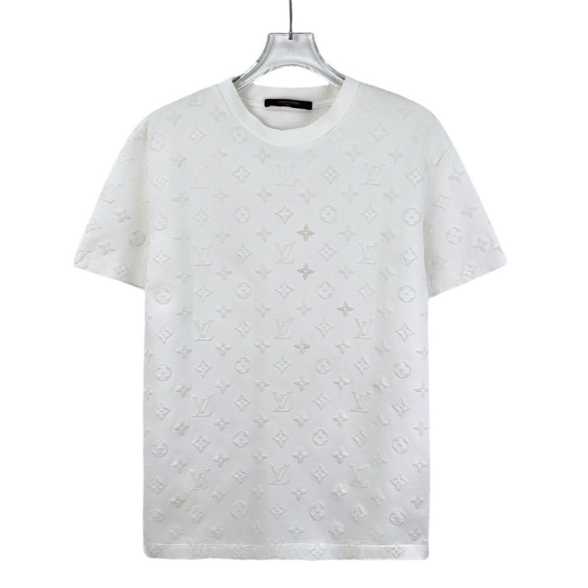 Louis Vuitton White Short-Sleeve Patterned Shirt XS Size US XS / EU 42 / 0 - 1 Thumbnail