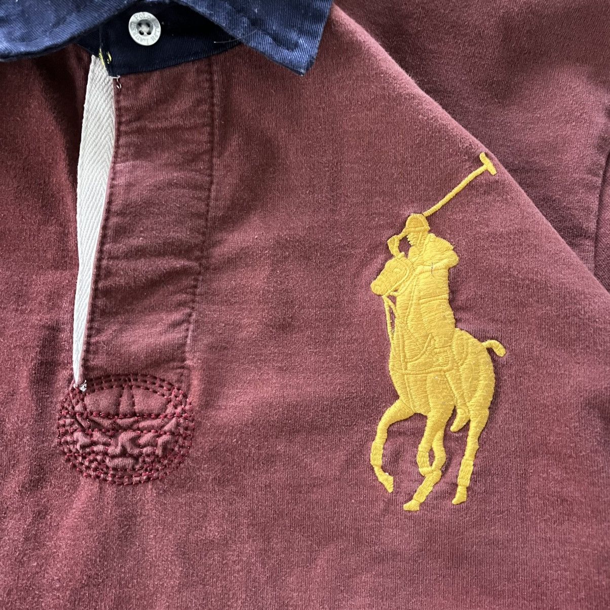 Polo Ralph Lauren Vintage Polo Ralph Lauren Rugby Shirt Big Pony Cheaf Keef Size US S / EU 44-46 / 1 - 6 Thumbnail
