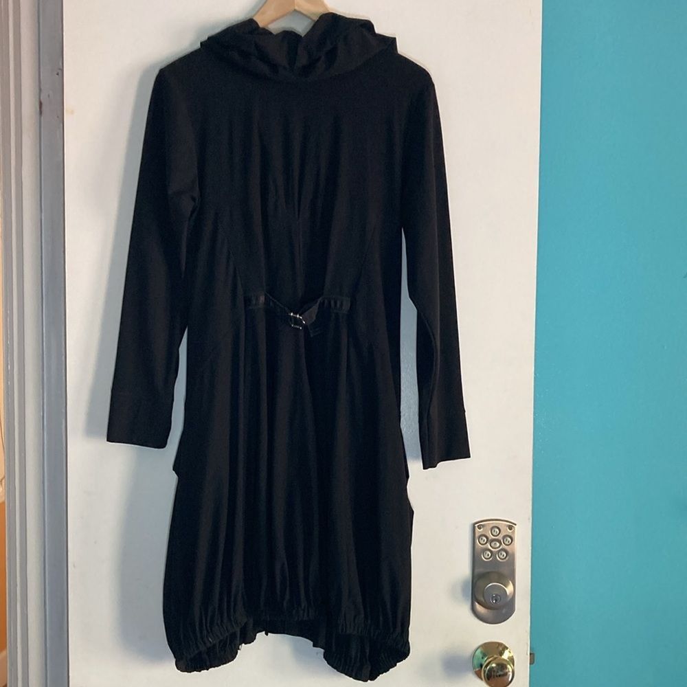 Au Courant Paris Sun Light Paris T4 Black Avant Garde Jacket Size M Zip Front Size M / US 6-8 / IT 42-44 - 4 Thumbnail