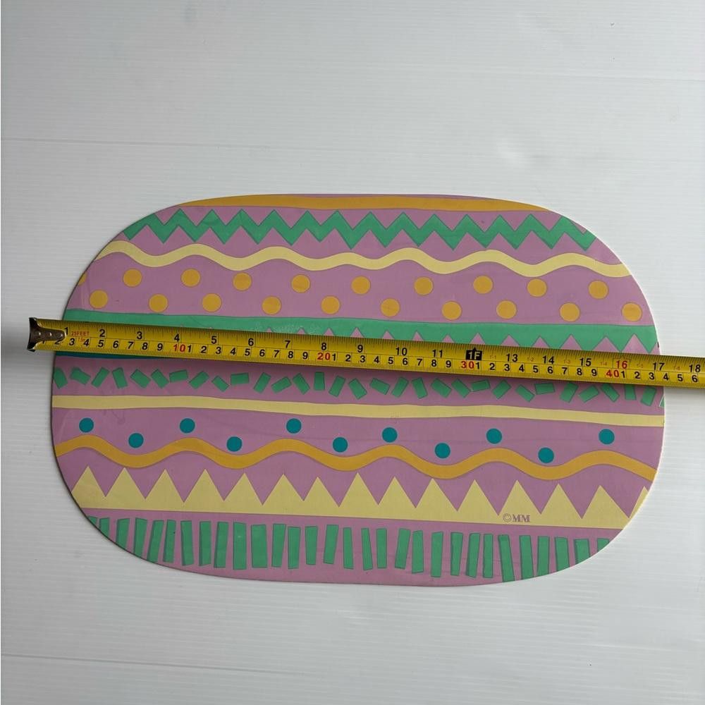 Designer Vintage 1990 Easter Placemats Set of 2 Size ONE SIZE - 2 Thumbnail