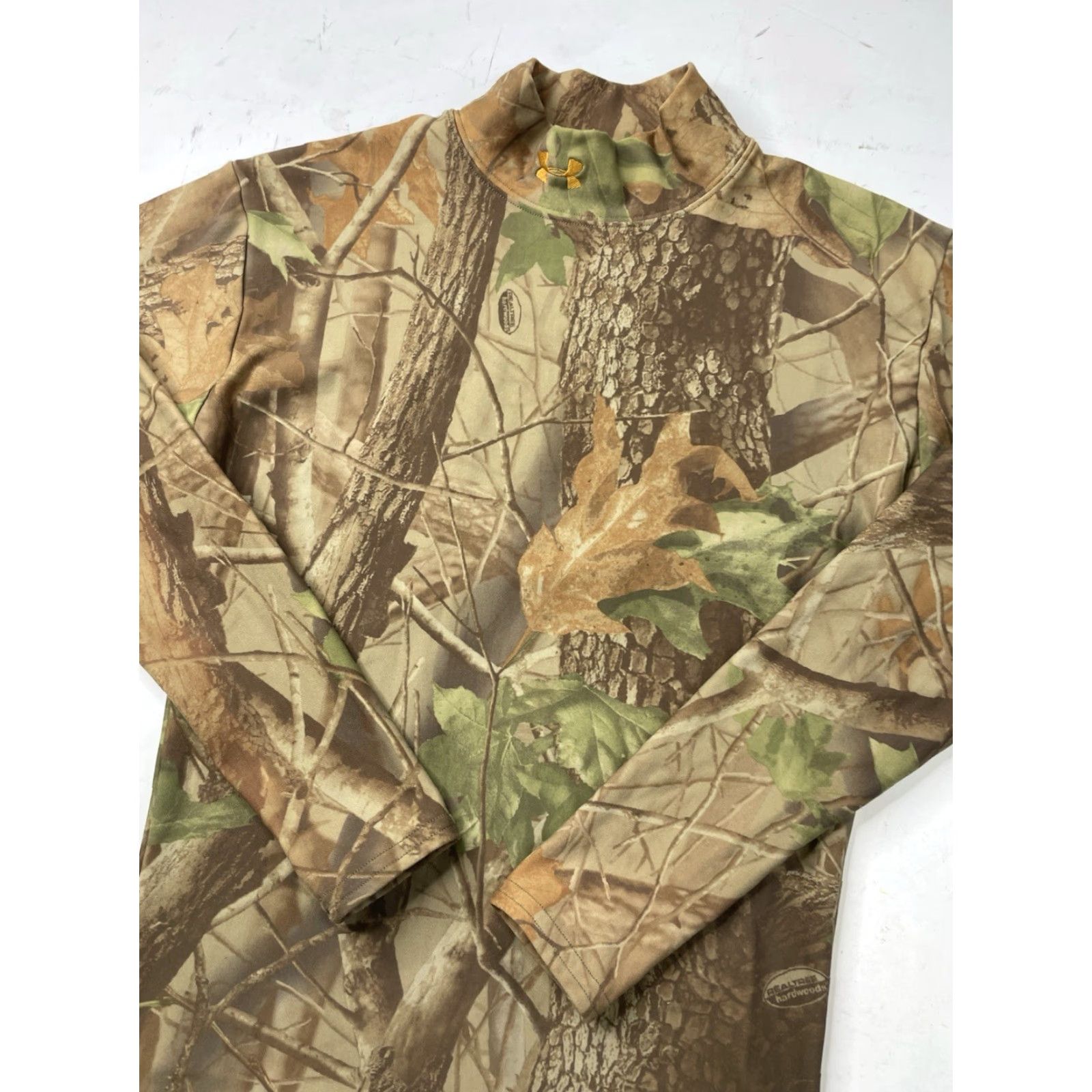 Under Armour Under Armour Shirt Camouflage Mock Neck Base Layer Mens M Size US M / EU 48-50 / 2 - 2 Thumbnail