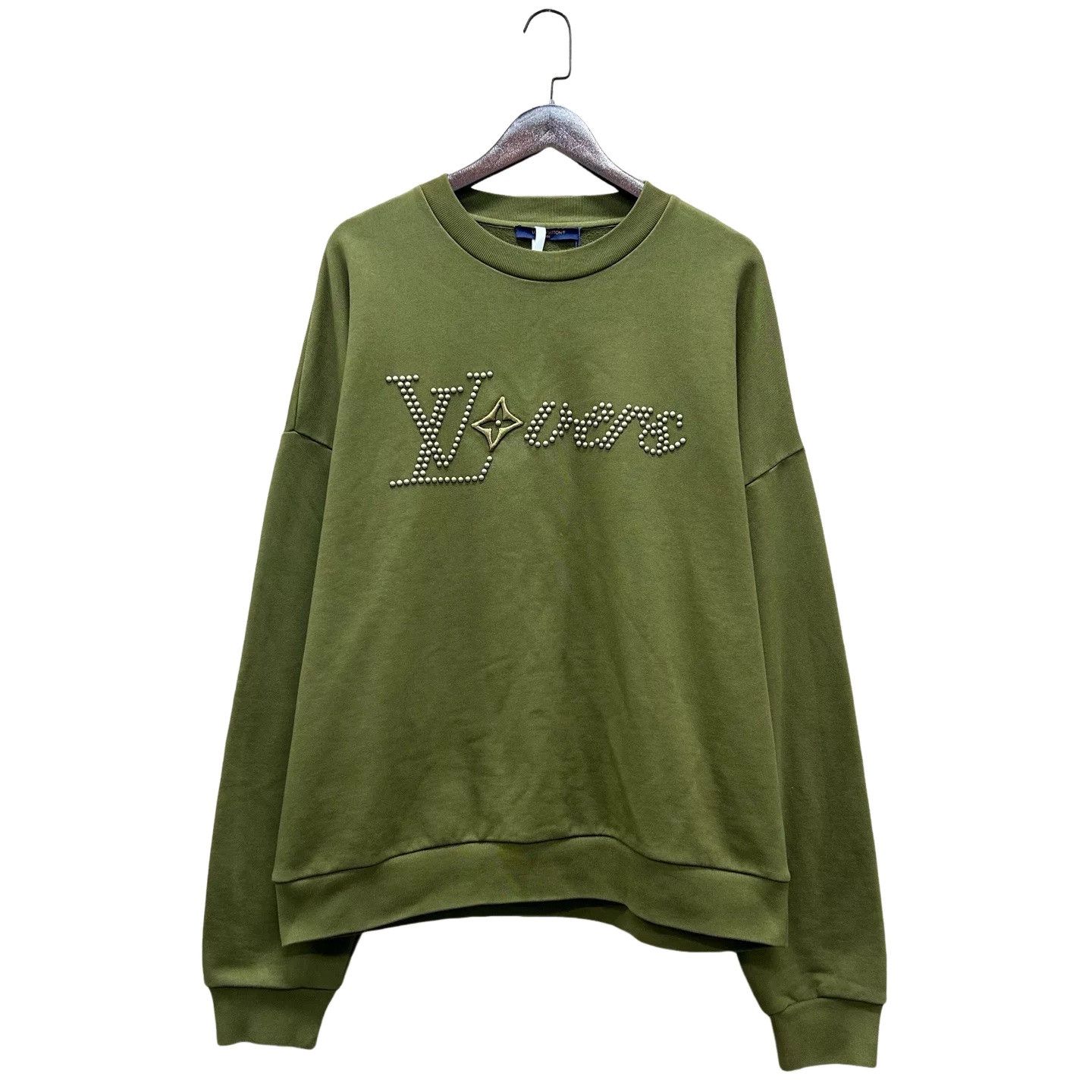 Louis Vuitton Louis Vuitton Studded Logo Sweatshirt XL Size US XL / EU 56 / 4 - 1 Thumbnail