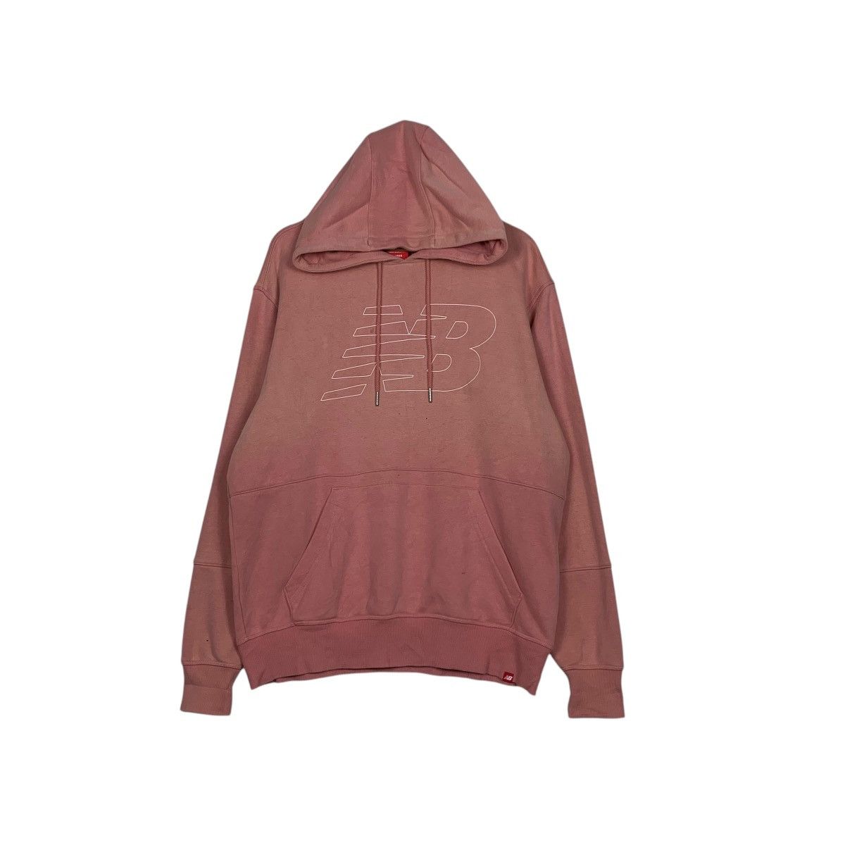 New Balance NEW BALANCE Big Logo Pullover Hoodies Sweatshirt #1990-C86 Size US L / EU 52-54 / 3 - 1 Thumbnail