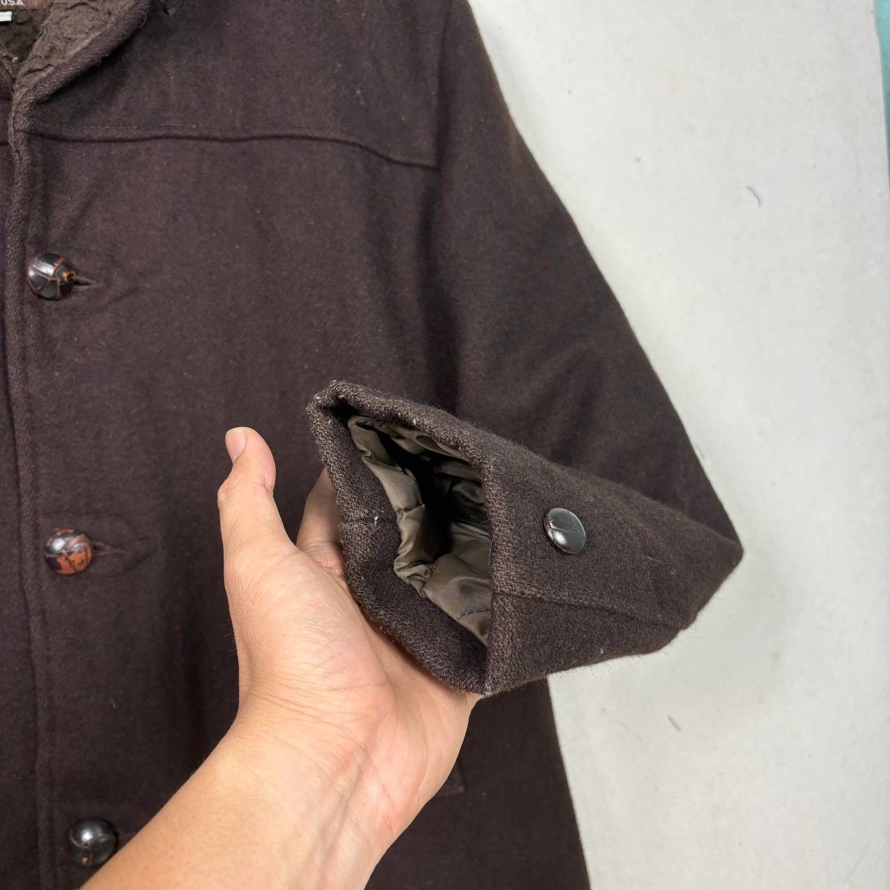 Schott Vtg Schott NYC Wool Rancher Jacket Sherpa Lined Brown 40 Size US M / EU 48-50 / 2 - 7 Thumbnail